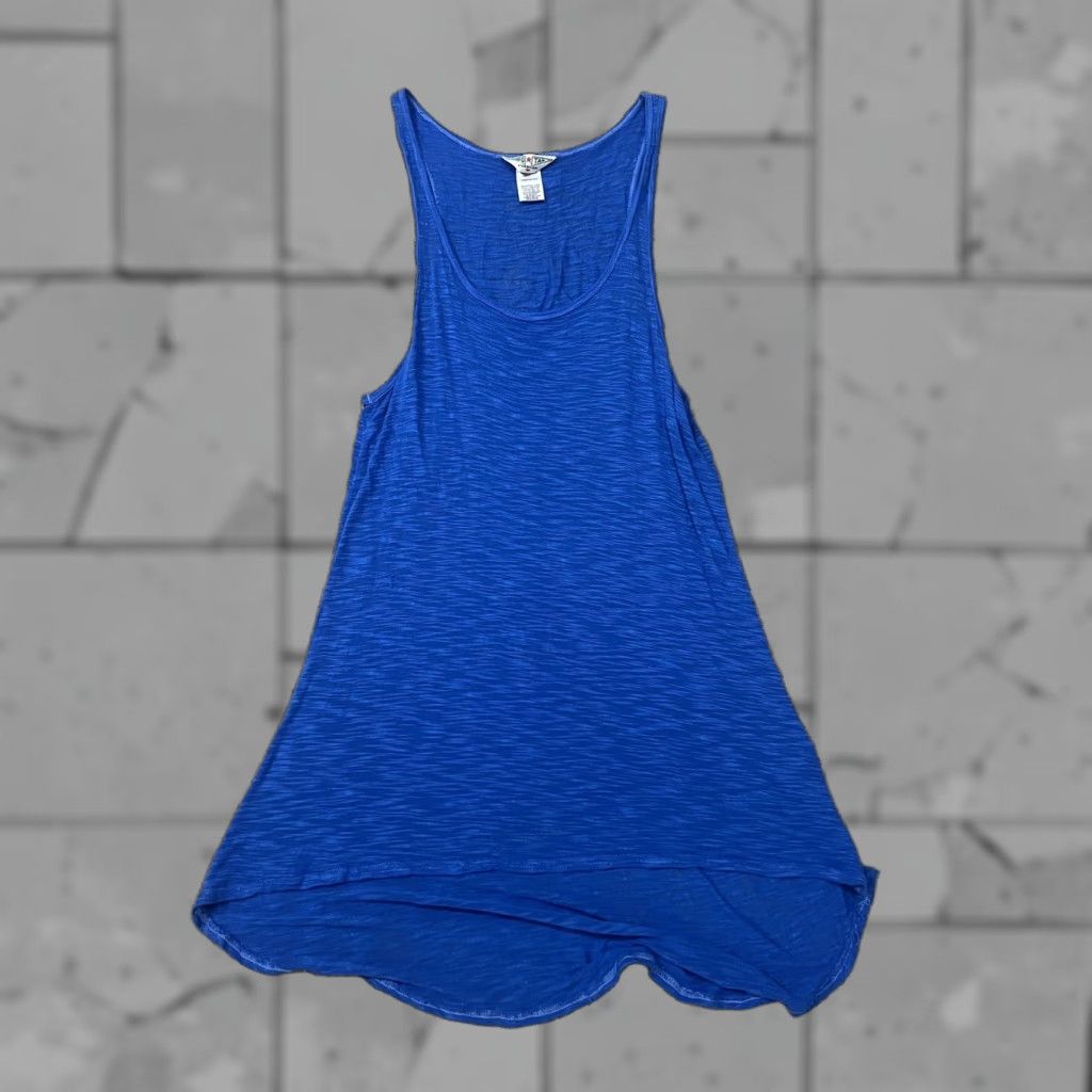 Hard Tail VINTAGE Hard Tail Women's Casual Dress Midi Rayon Blue Medium Tank Dress Size M / US 6-8 / IT 42-44 - 1 Thumbnail