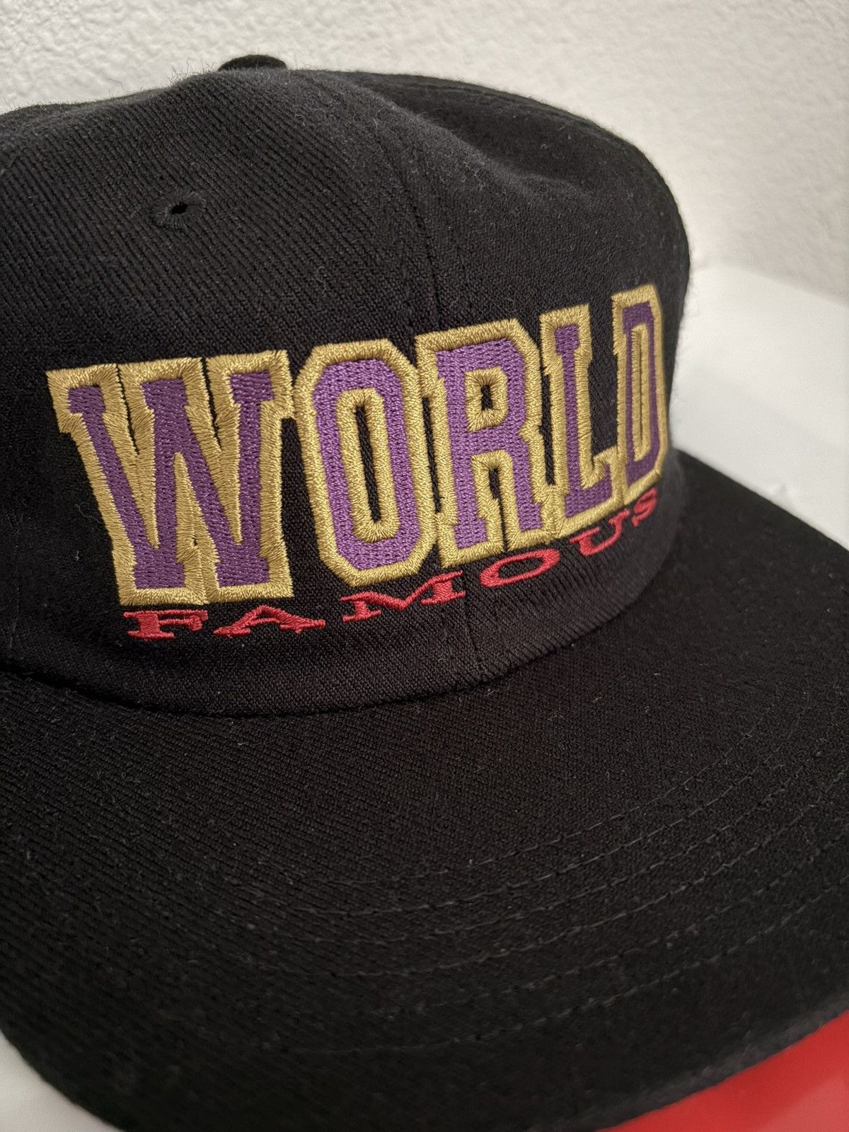 Supreme Supreme World Famous cap Black Size ONE SIZE - 3 Thumbnail