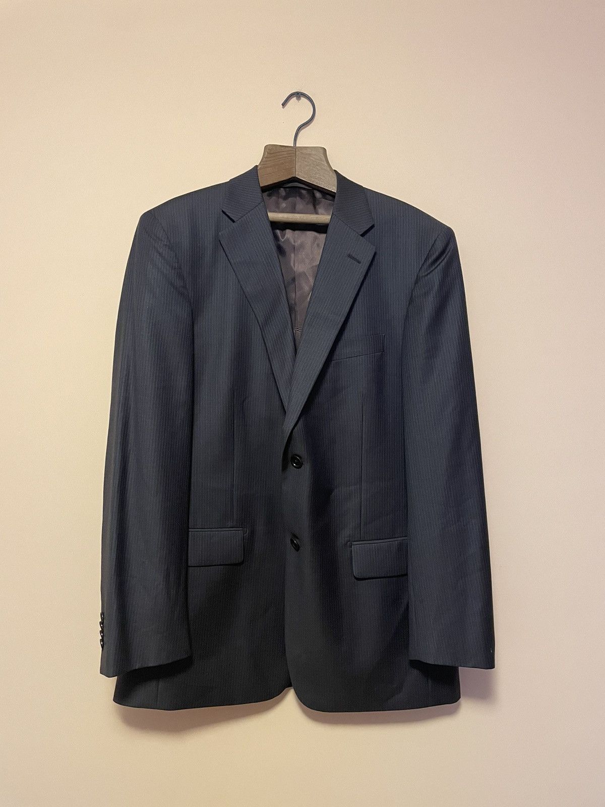 Balmain BALMAIN Wool Classic Suit Blazer/Pants Two Piece Tuxedo Size 50R - 4 Thumbnail