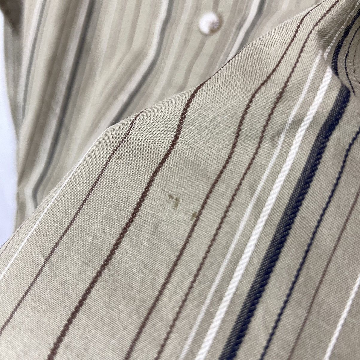 Japanese Brand Kansai Yamamoto Striped Shirt Size US M / EU 48-50 / 2 - 7 Thumbnail