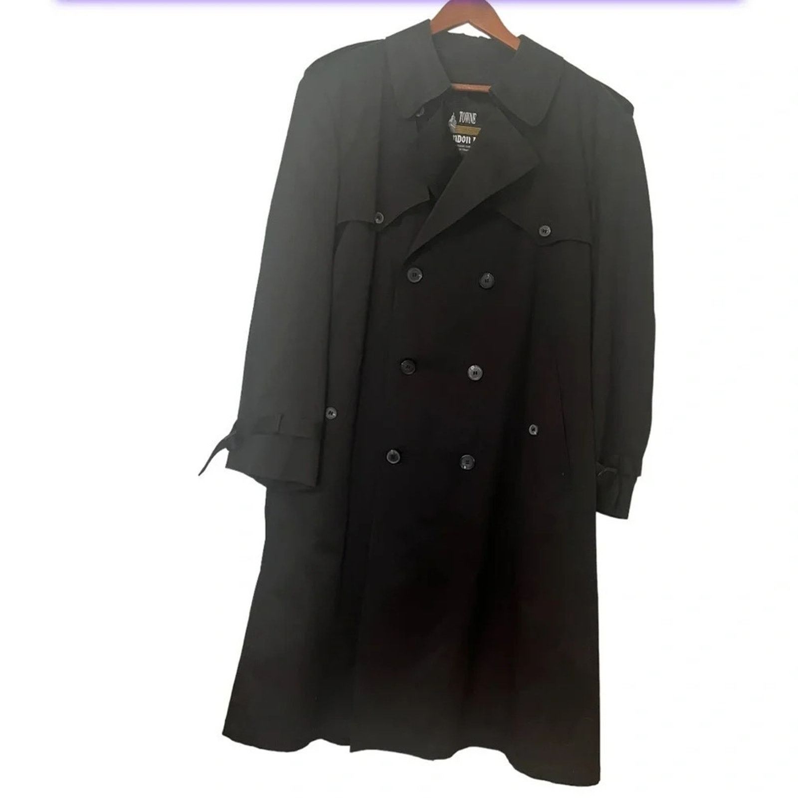 London Fog Towns by London Fog vintage double breasted coat, size 44R Size US XXL / EU 58 / 5 - 1 Thumbnail