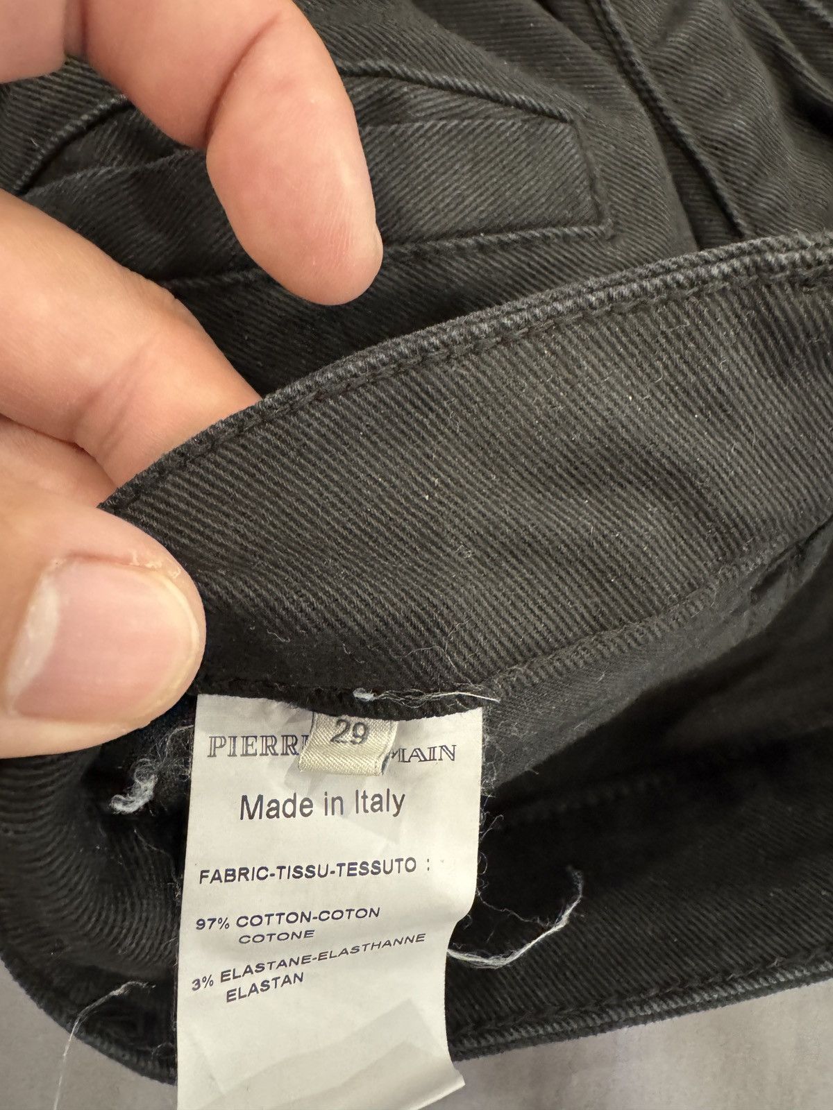 Pierre Balmain Pierre Balmain black jeans size 29 Size US 29 - 4 Thumbnail