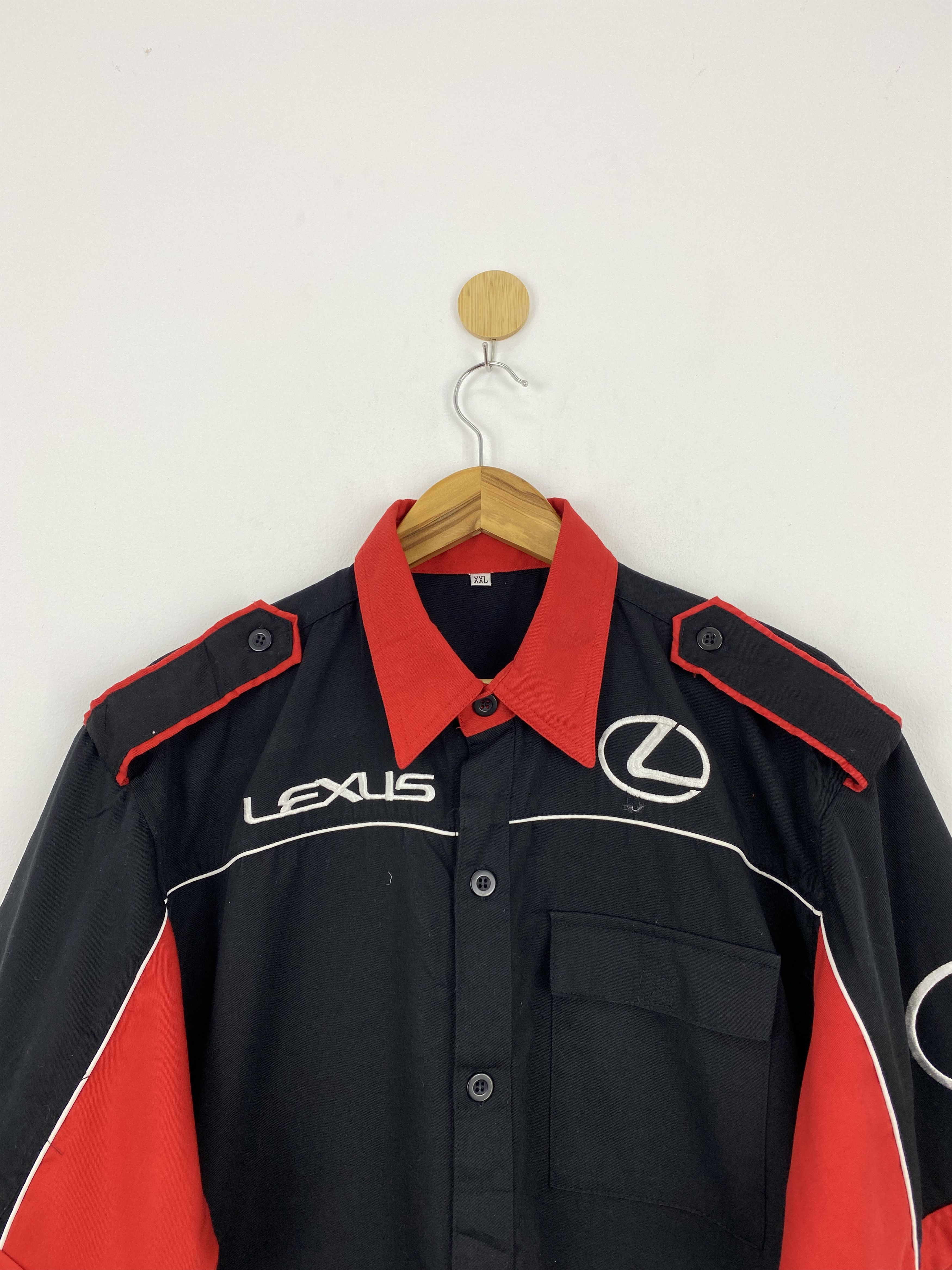Japanese Brand × Vintage Vintage Japanese Brand Lexus Button Up Workers Jacket J1779 Size US XXL / EU 58 / 5 - 2 Thumbnail
