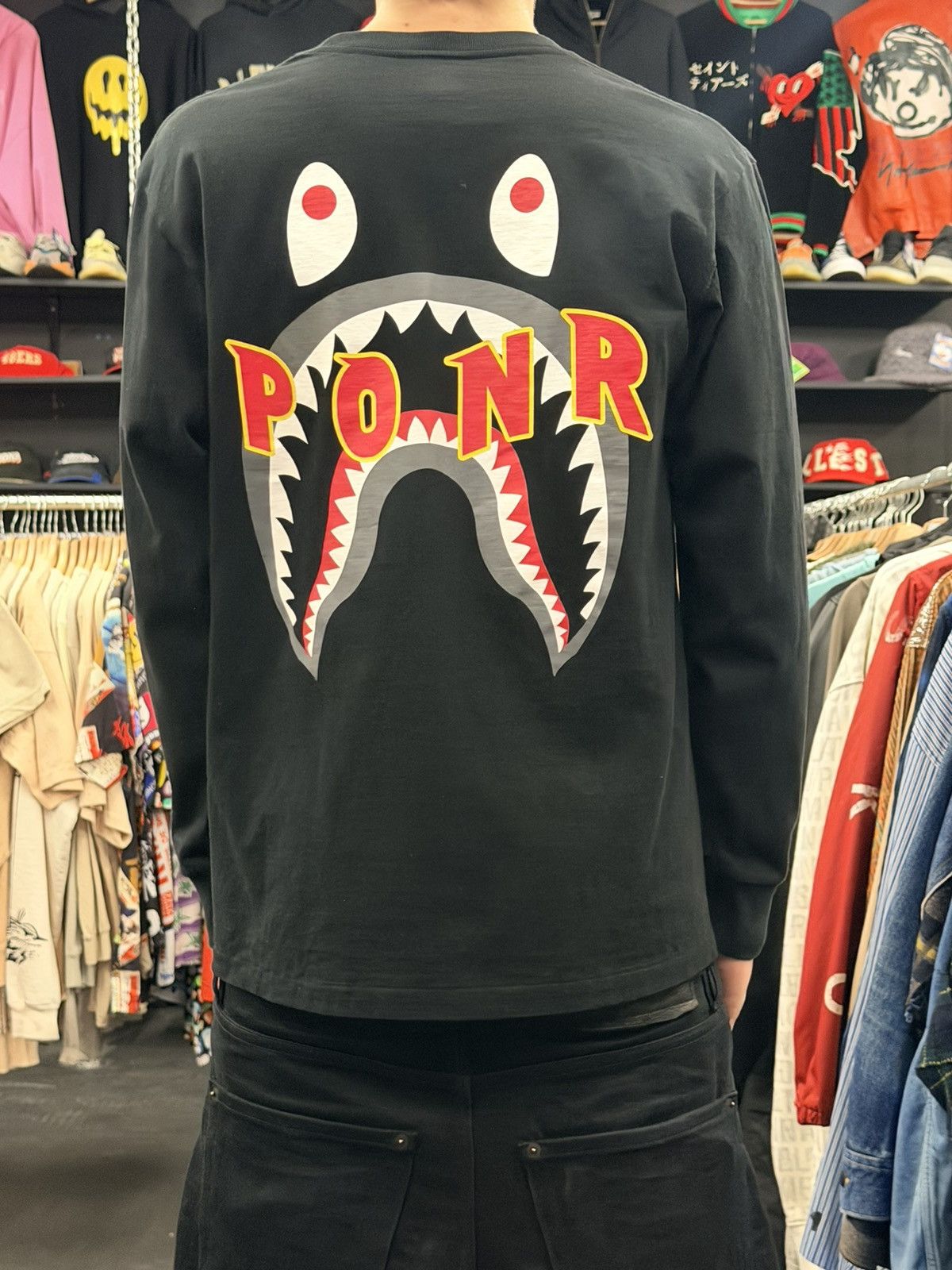 Bape Bape Poner LongSleeve Size US M / EU 48-50 / 2 - 2 Thumbnail