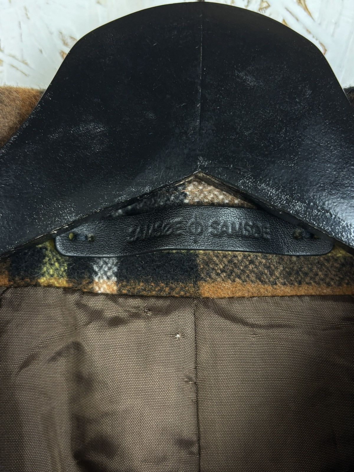 Samsoe Samsoe Samsoe Samsoe x Manteco Wool Musone Coat Plaid Check Size L Size US L / EU 52-54 / 3 - 3 Thumbnail