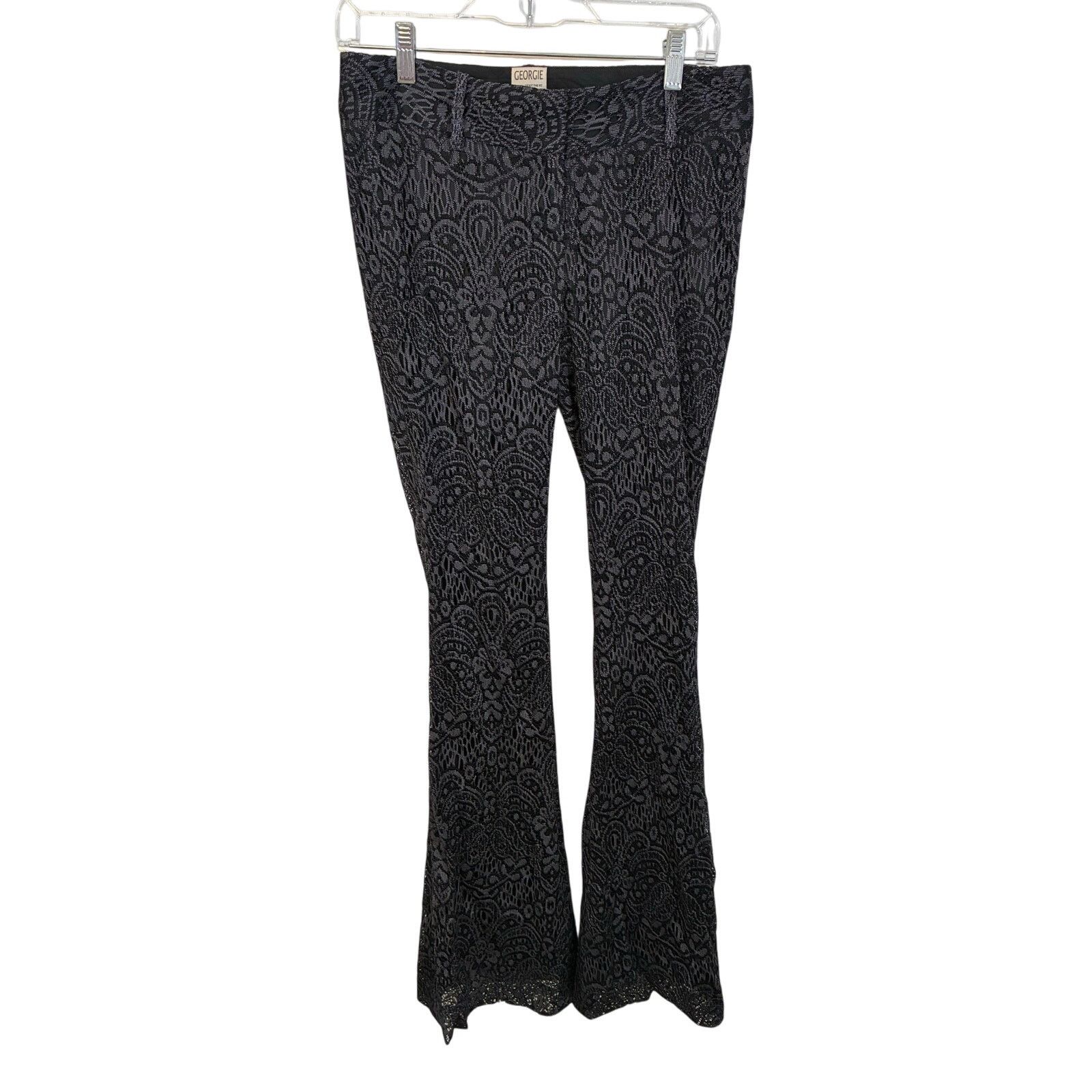 Other Y2K Georgie Grunge Low Rise Emo Goth Boho Y2K Flare Pants 2 Size 26" / US 2 / IT 38 - 2 Thumbnail
