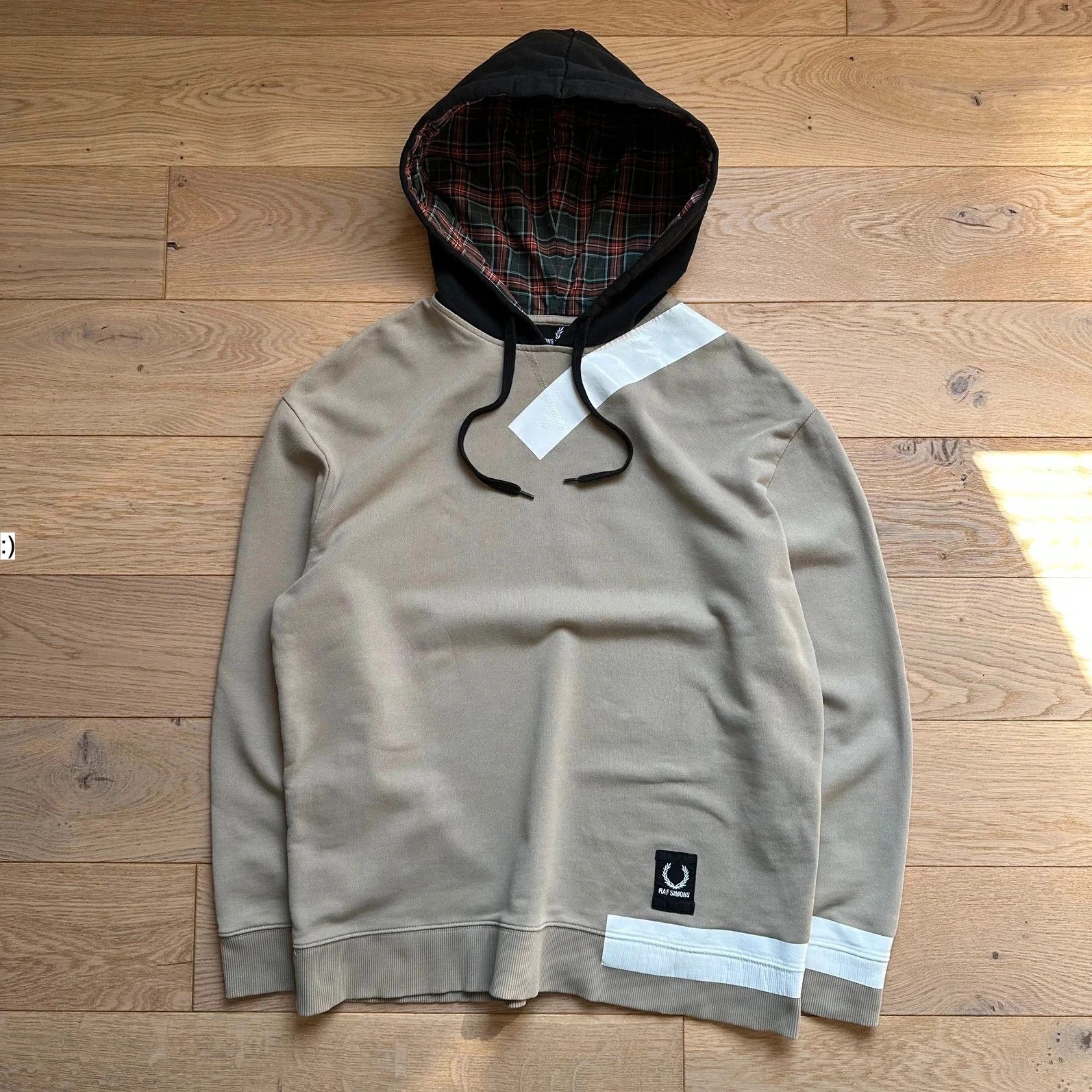 RAF SIMONS× FRED PERRY フーディー Fred Perry x Raf Simons Tape Detail Hoody Fred Perry x Raf