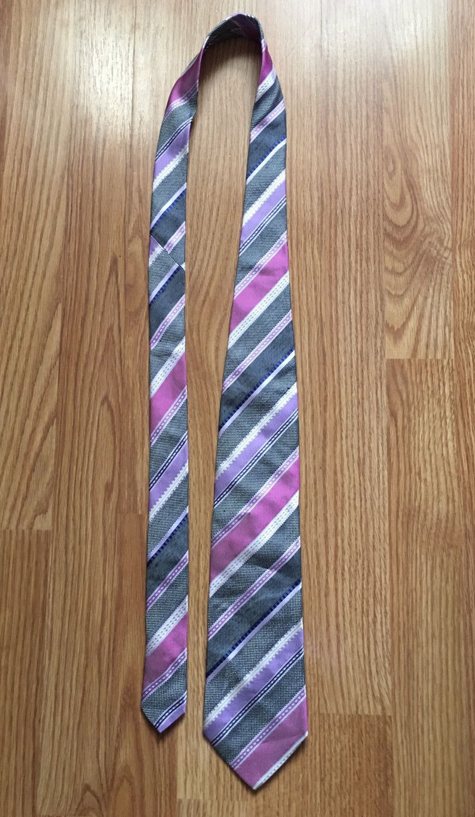 Etro ETRO Milano Stripped Italy Silk Mens Tie Size ONE SIZE - 7 Thumbnail