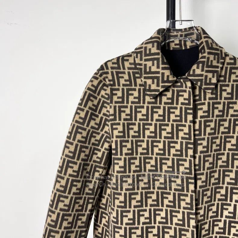 Fendi Fendi Classic reversible coat Size 4XL / US 24-26 - 2 Thumbnail
