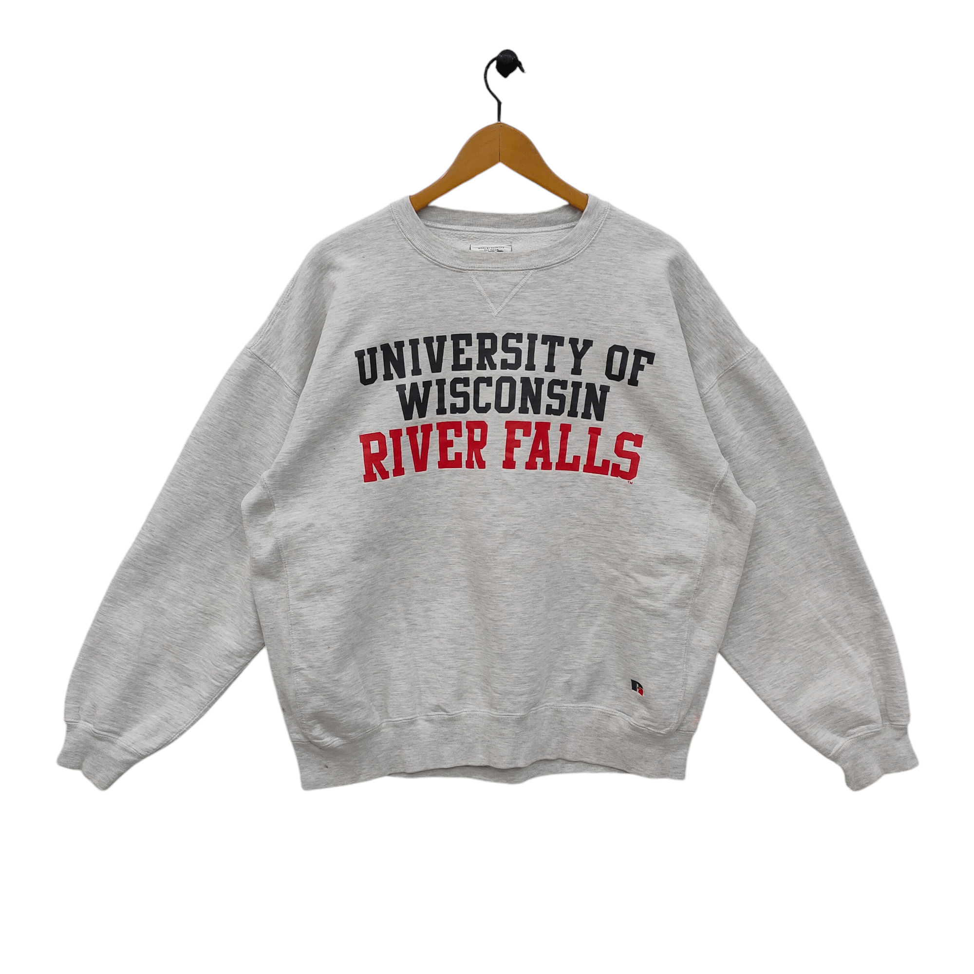 Russell Athletic × Vintage 90s Wisconsin Badgers , University of Wisconsin River Falls Size US XL / EU 56 / 4 - 1 Thumbnail