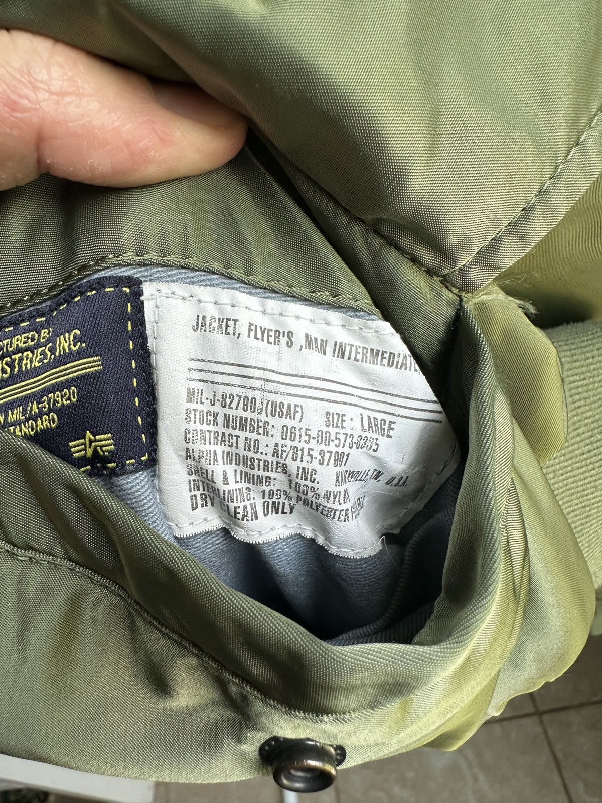 Alpha Industries Vintage Alpha Industries Reversible Bomber Jacket Green Size US M / EU 48-50 / 2 - 13 Thumbnail