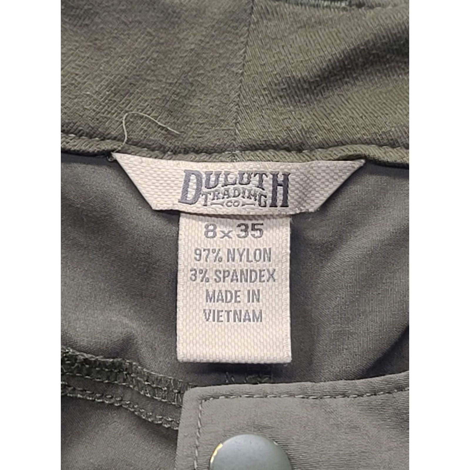 Vintage Duluth Trading Pants Womens 8x35 Dry on the Fly Regular Fit Slim Leg Outdoors Size 24" / US 00 / IT 34 - 2 Thumbnail