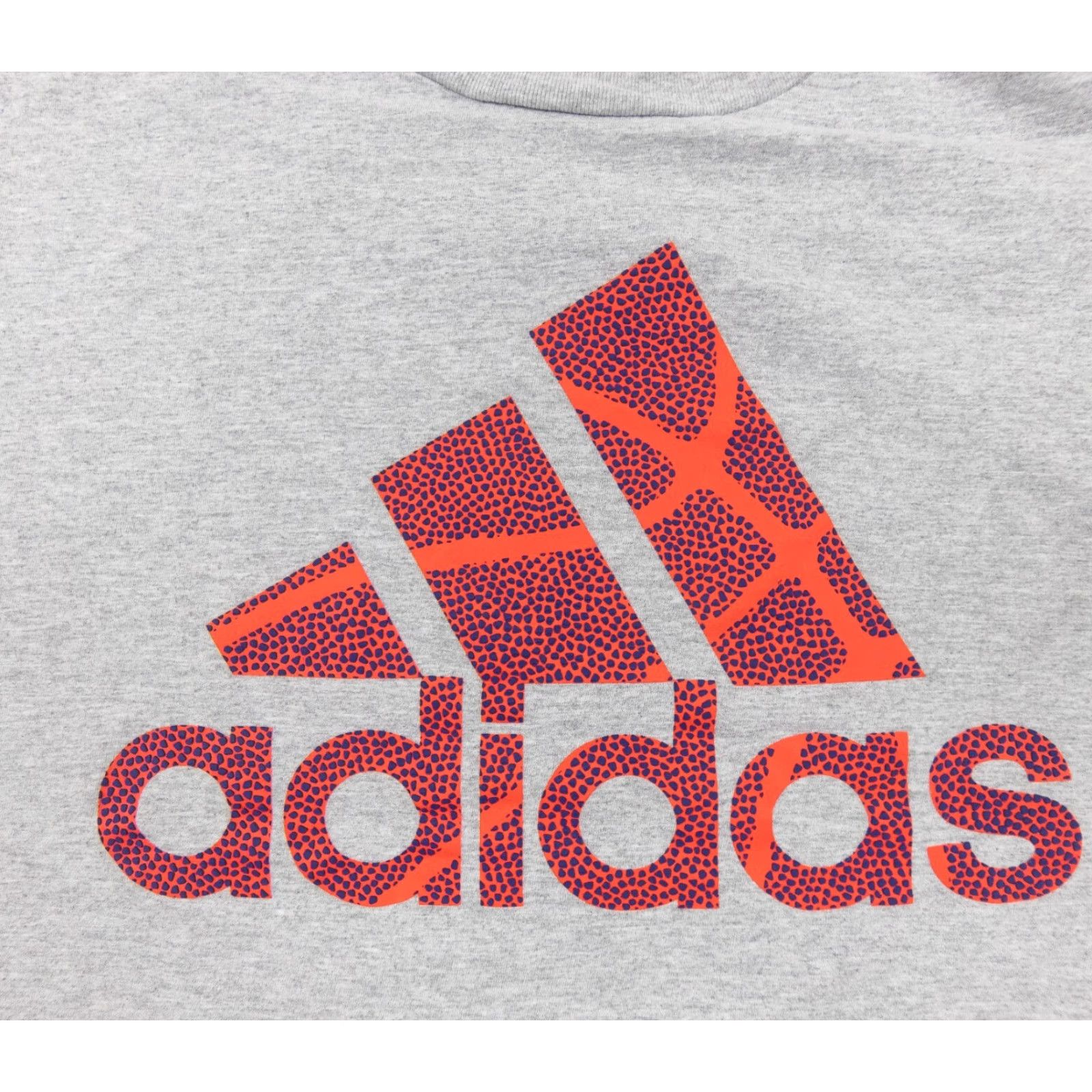 Adidas Adidas Gray Short Sleeve T-Shirt Adult Large Basketball Graphic Sports Mens Size US L / EU 52-54 / 3 - 2 Thumbnail
