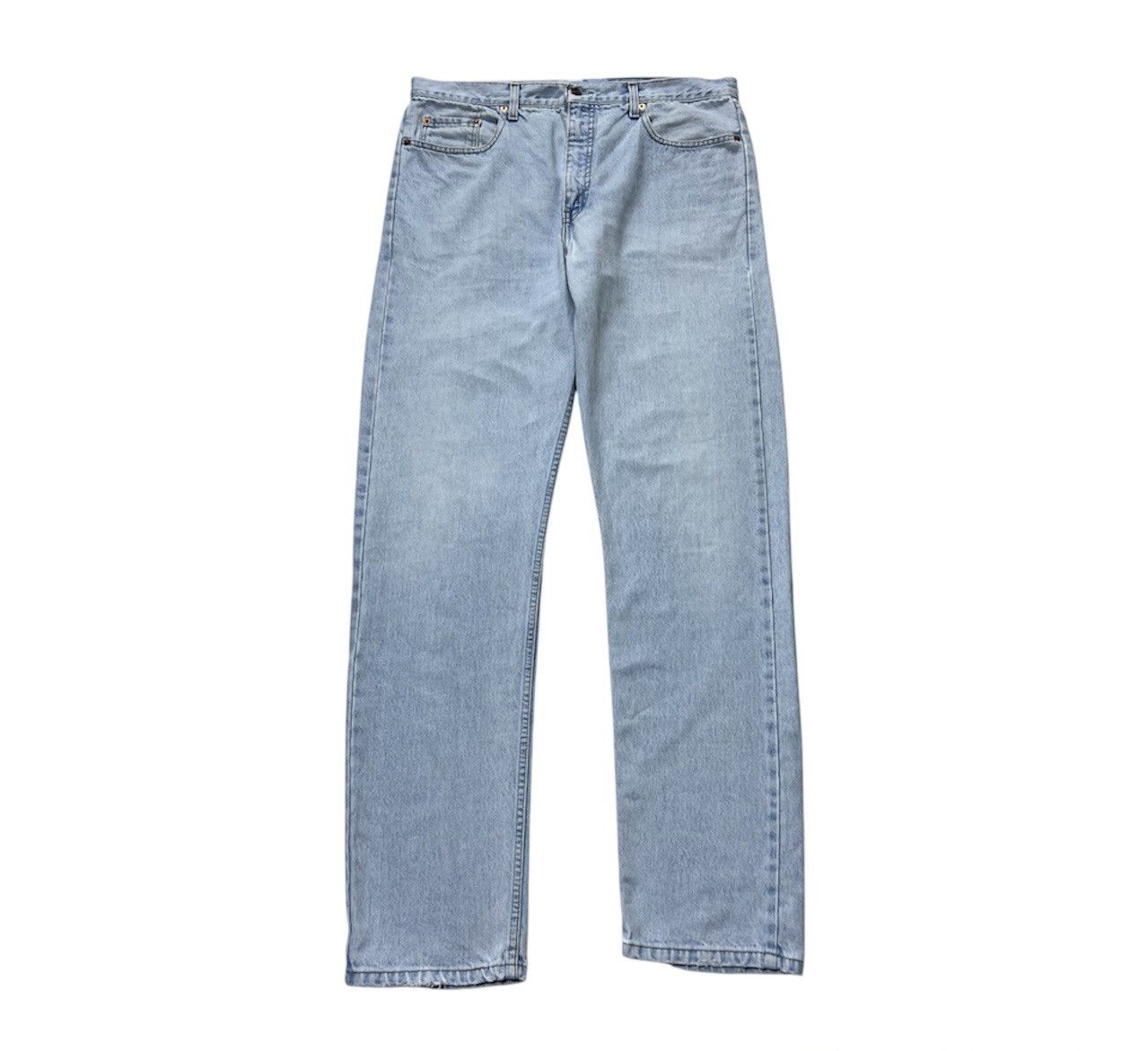 Levi's Vintage 90s Levi’s 615 02 orange tab jeans baby blue denim Size US 38 / EU 54 - 2 Thumbnail