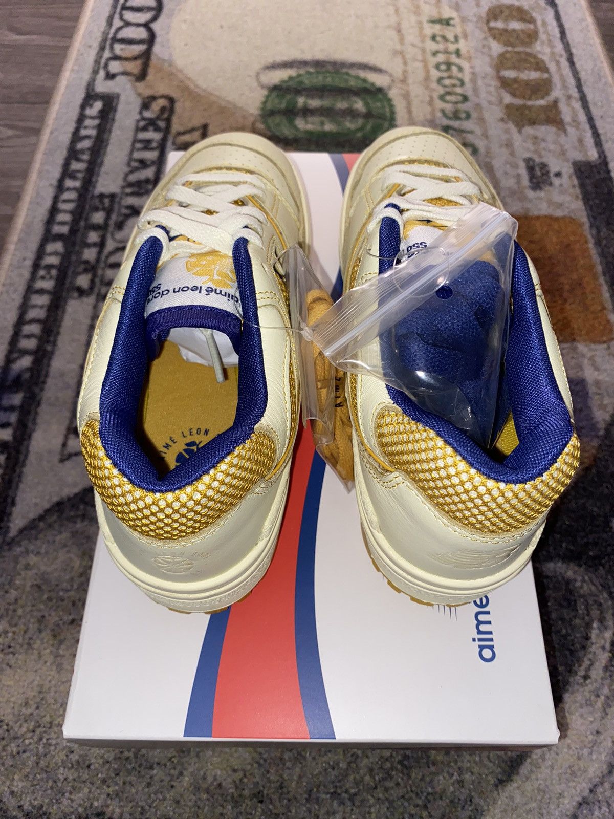 Aime Leon Dore × New Balance New Balance 550 Aime Leon Dore Masaryk Community Gym Yellow Size US 6.5 / IT 36.5 - 4 Thumbnail