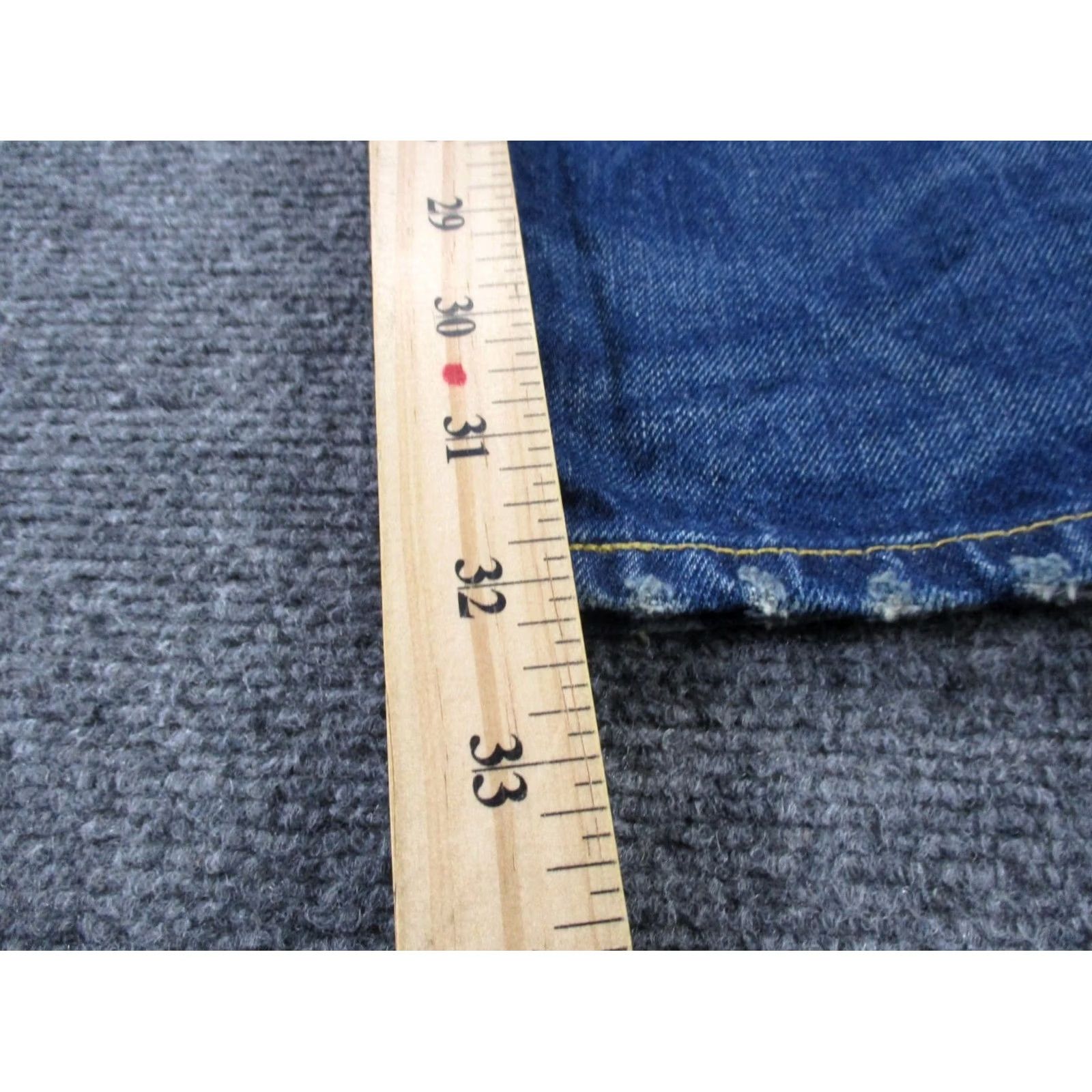 Vintage RRL Ralph Lauren Jeans Men 28 X 32 Denim Slim Straight Selvedge Stretch Size US 28 / EU 44 - 4 Thumbnail