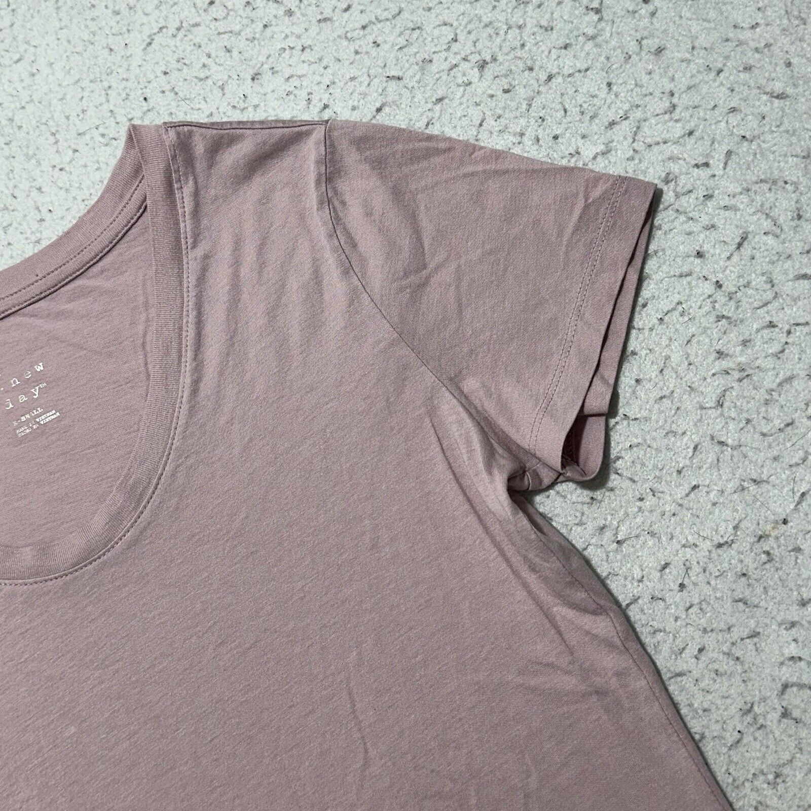 Other A New Day XS Light Pink Scoop Neck Tee Pullover T Shirt Size XS / US 0-2 / IT 36-38 - 5 Thumbnail