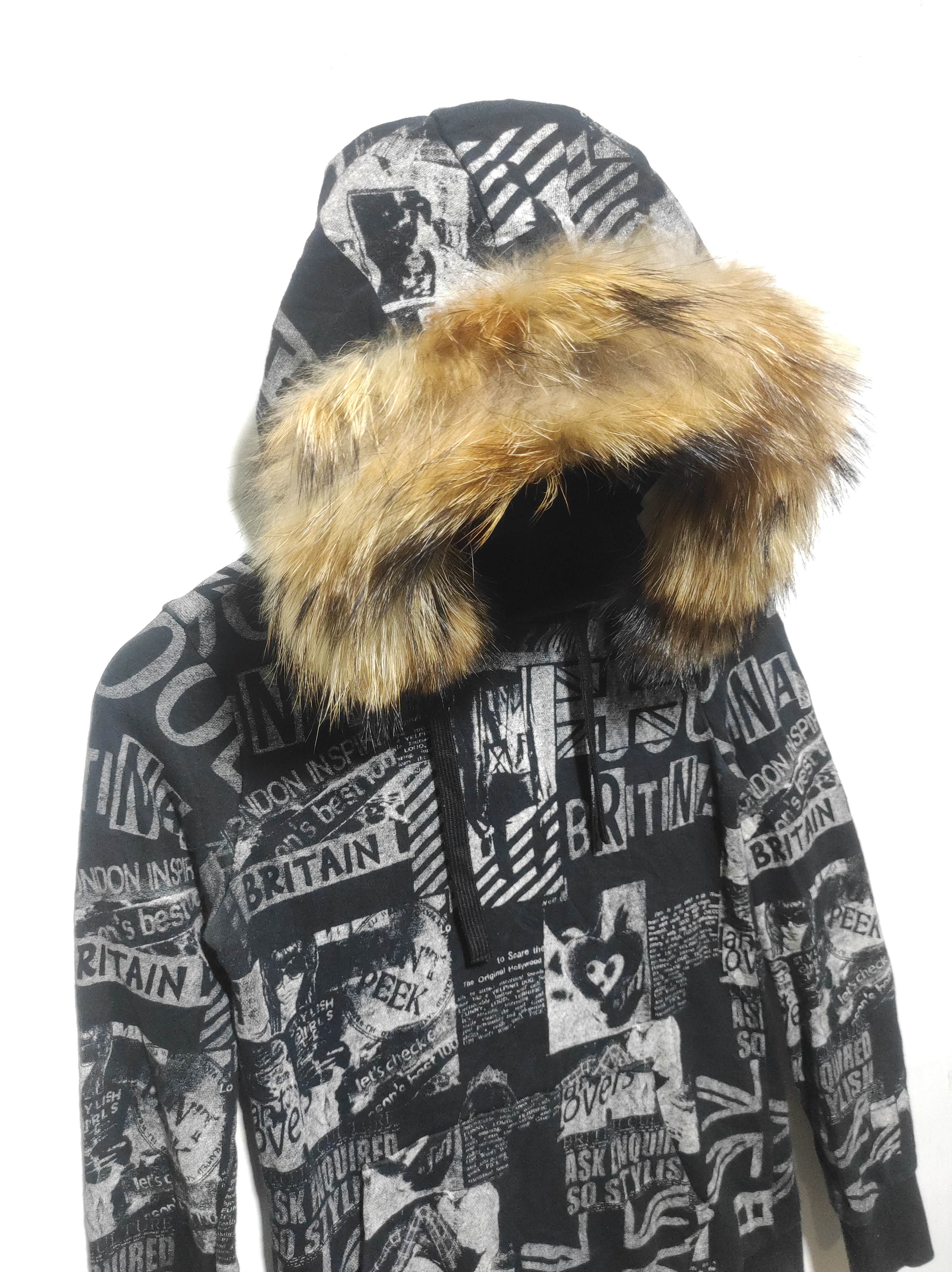 Hysteric Glamour ASK fullprint Fur Hoodie ifsixwasnine lgb style Size US XXS / EU 40 - 3 Thumbnail
