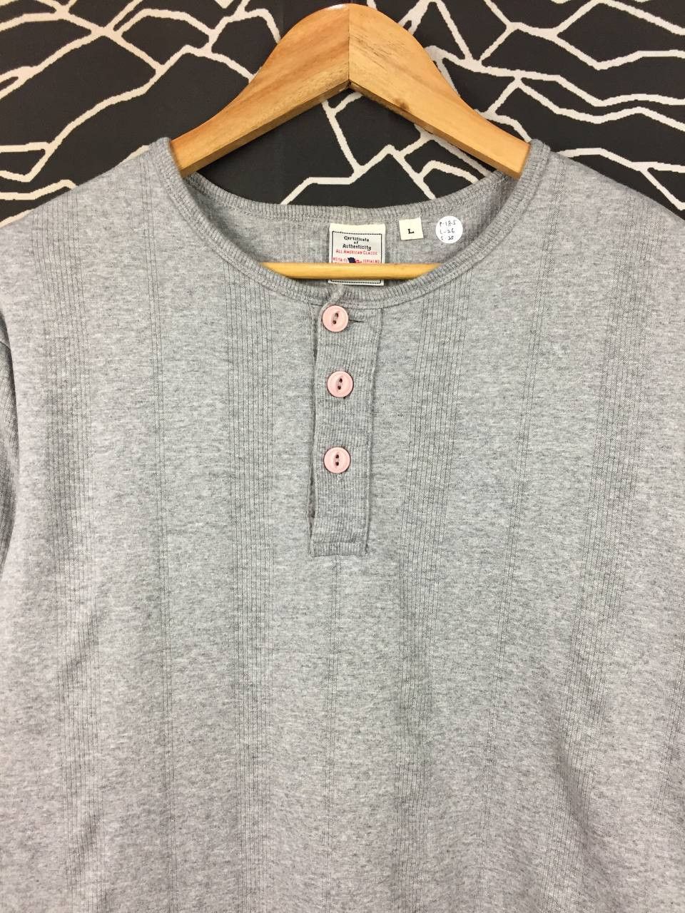 Avirex Vtg Avirex U.S.A. Ribbed Knit Henley Long Sleeve Tee Size US S / EU 44-46 / 1 - 3 Thumbnail