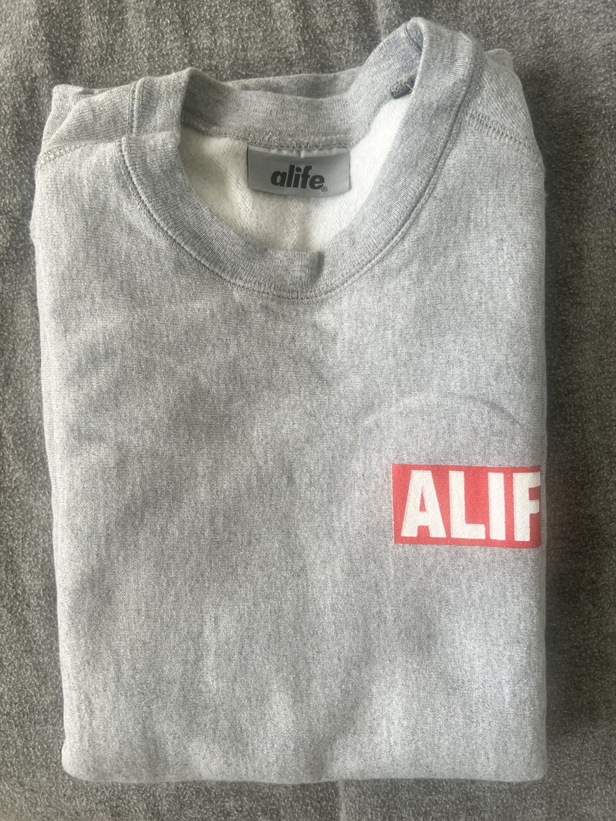 Alife ALIFE Classic Logo Sweatshirt - Grey (S) Size US S / EU 44-46 / 1 - 2 Thumbnail