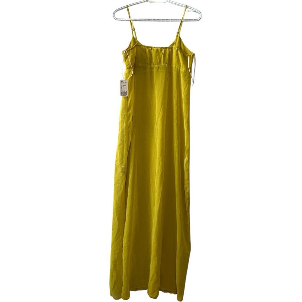 Designer BNWT Love21 Lime Green Maxi Slip Dress Size Small Size S / US 4 / IT 40 - 3 Thumbnail