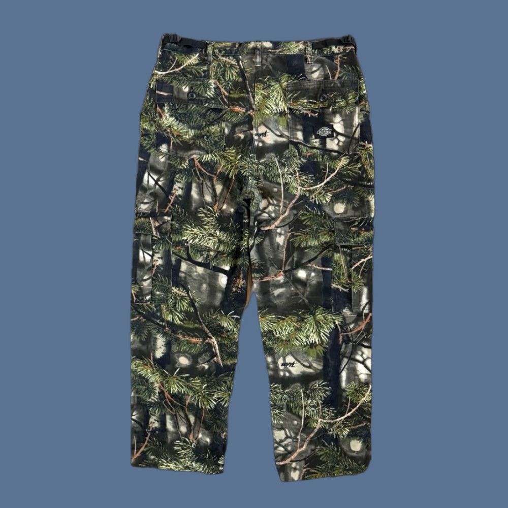 VINTAGE Dickies Camouflage Cargo Pants Men 38x27 Regular Black 90s Hunting Outdoor Camo Camouflage Pants Mens
