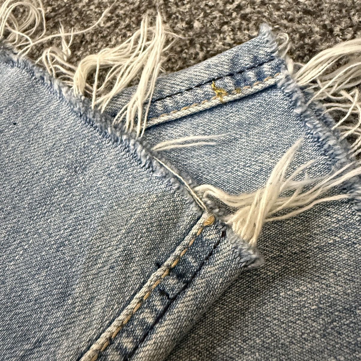 Beauty Beast 🔥🇯🇵 Flared Sick Vintage Y2K Levis 553 Ripped Jeans W31 Size US 31 - 17 Thumbnail