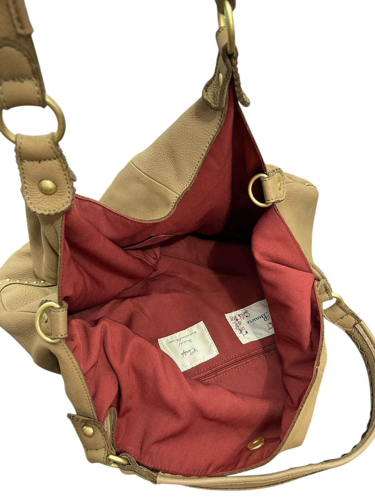 Genuine Leather Full Leather Beaure Japan Tote Shoulder Bag 2🟩2 Size ONE SIZE - 20 Thumbnail