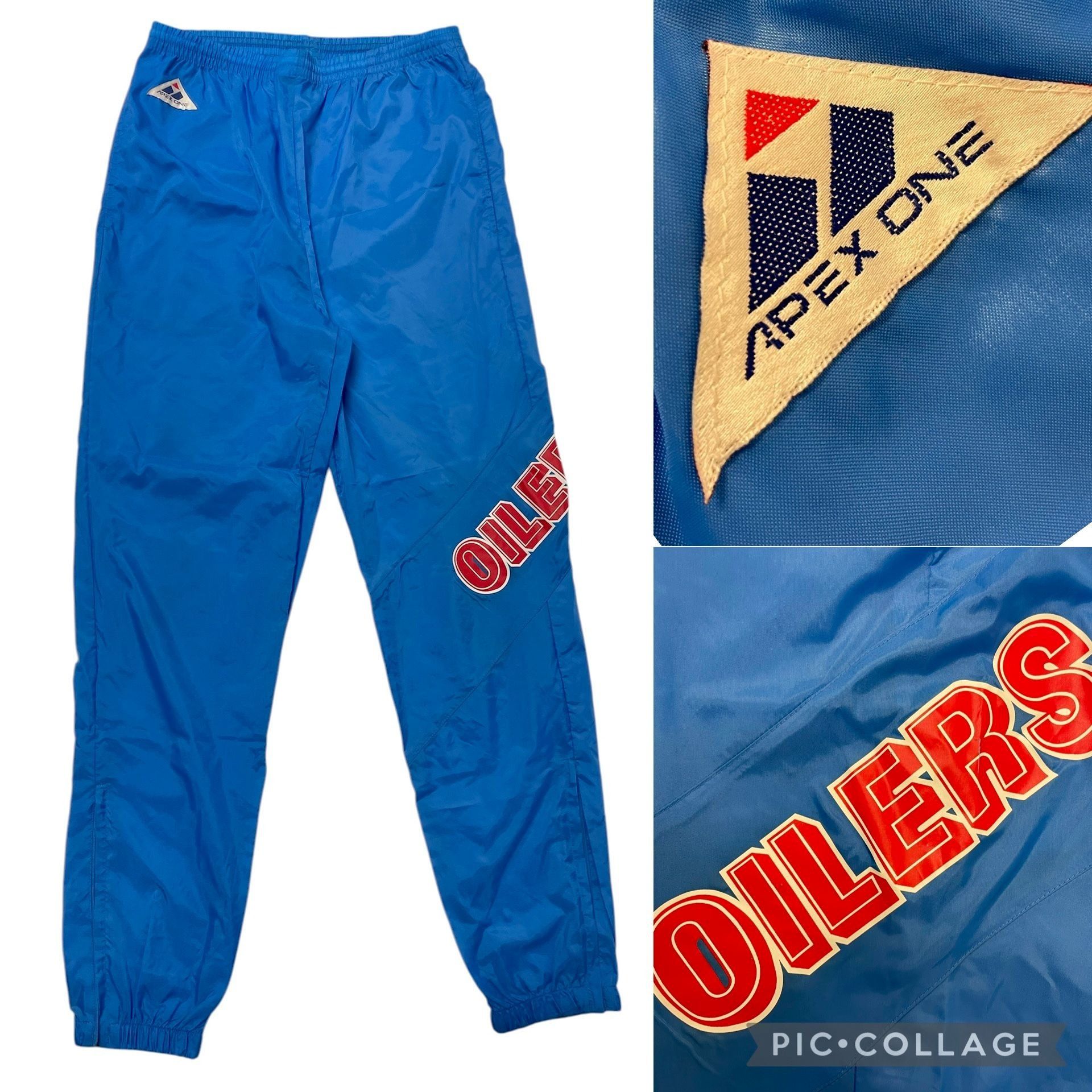 Apex One NOS New Vtg NFL Official Licensed Houston OILERS Track Pants Size US 32 / EU 48 - 1 Thumbnail