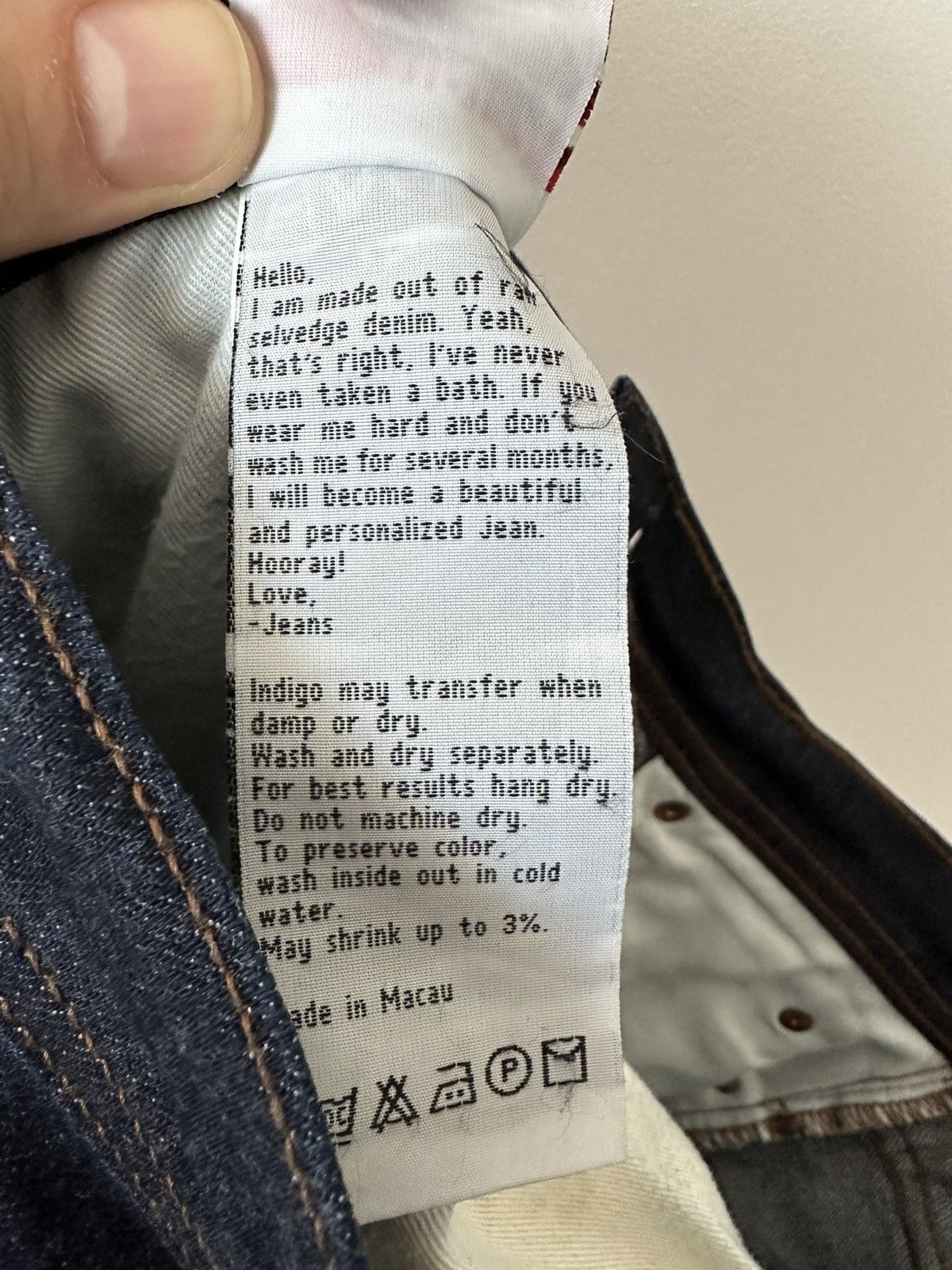 The Unbranded Brand The Unbranded Brand UB122 Skinny 11oz Stretch Selvedge Denim Size US 30 / EU 46 - 9 Thumbnail