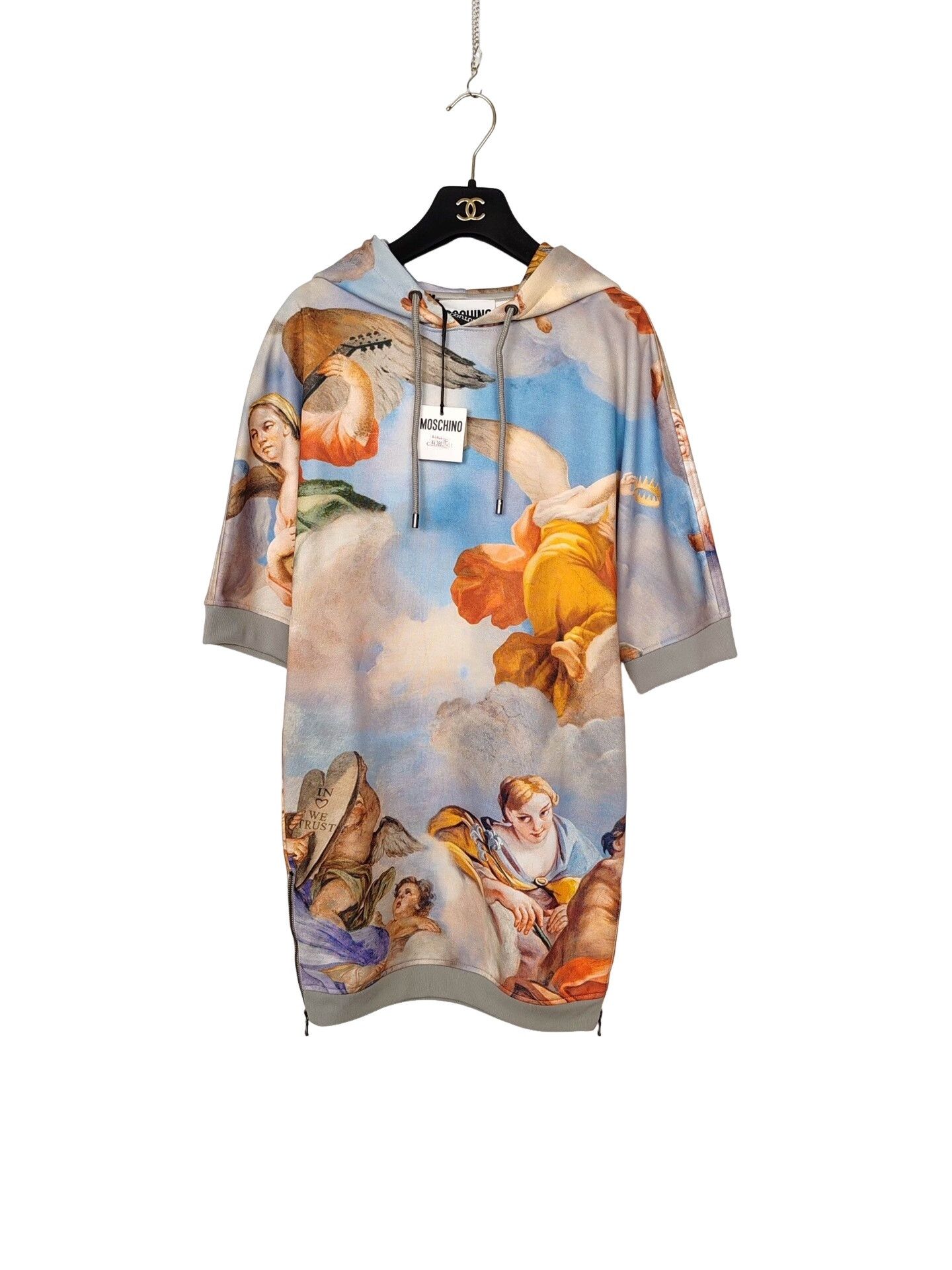 Moschino Moschino Angel Print Hoodie Dress Size IT 36 Size XS / US 0-2 / IT 36-38 - 1 Thumbnail