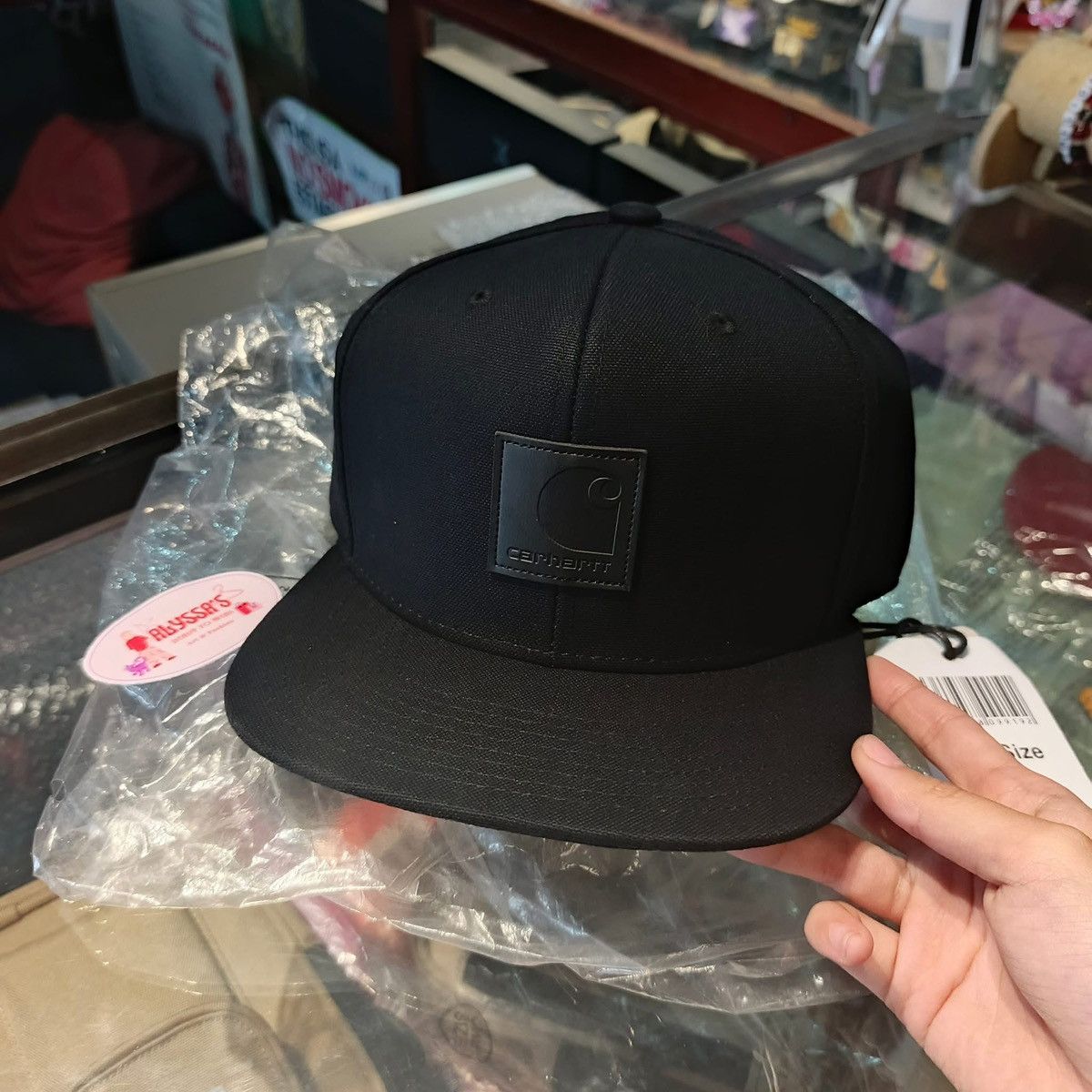 Carhartt Wip Carhartt WIP Logo Cap (Black) Size ONE SIZE - 1 Thumbnail