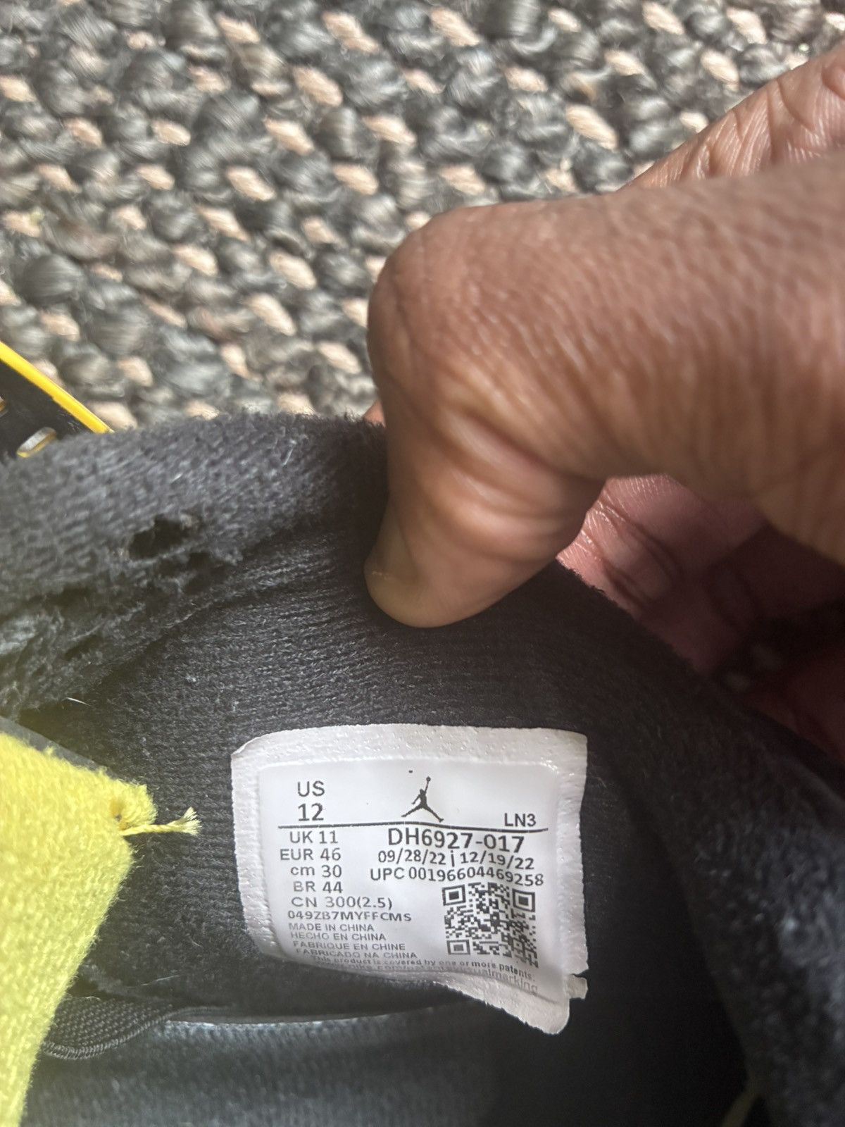 Nike Jordan 5 Thunder Size US 12 / EU 45 - 6 Thumbnail