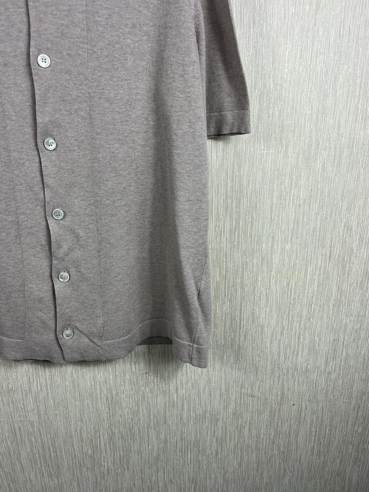 Gran Sasso Gran Sasso cotton button up short sleeve shirt tee cardigan Size US M / EU 48-50 / 2 - 6 Thumbnail