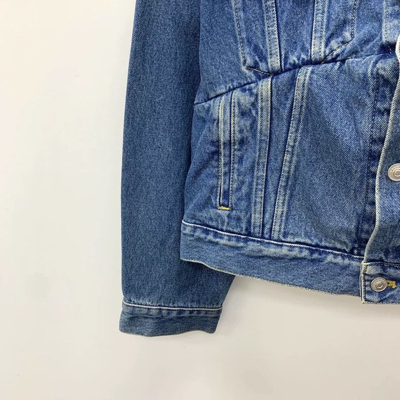 Balenciaga Balenciaga size 36 Navy washed cotton lapel single-breaste Size US XS / EU 42 / 0 - 4 Thumbnail