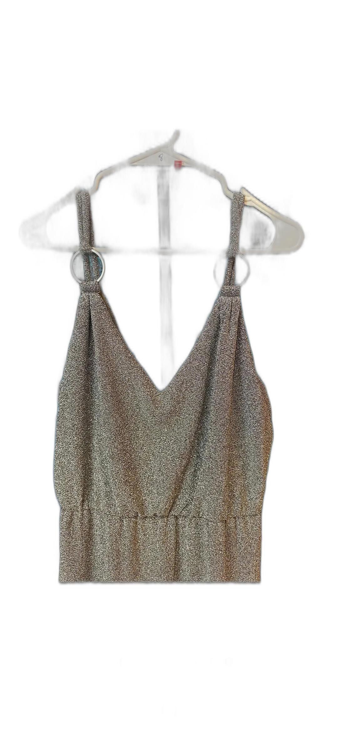 Calvin Klein Calvin Klein Women's Silver Sparkle Maxi Dress, Size 14 Size XL / US 12-14 / IT 48-50 - 2 Thumbnail