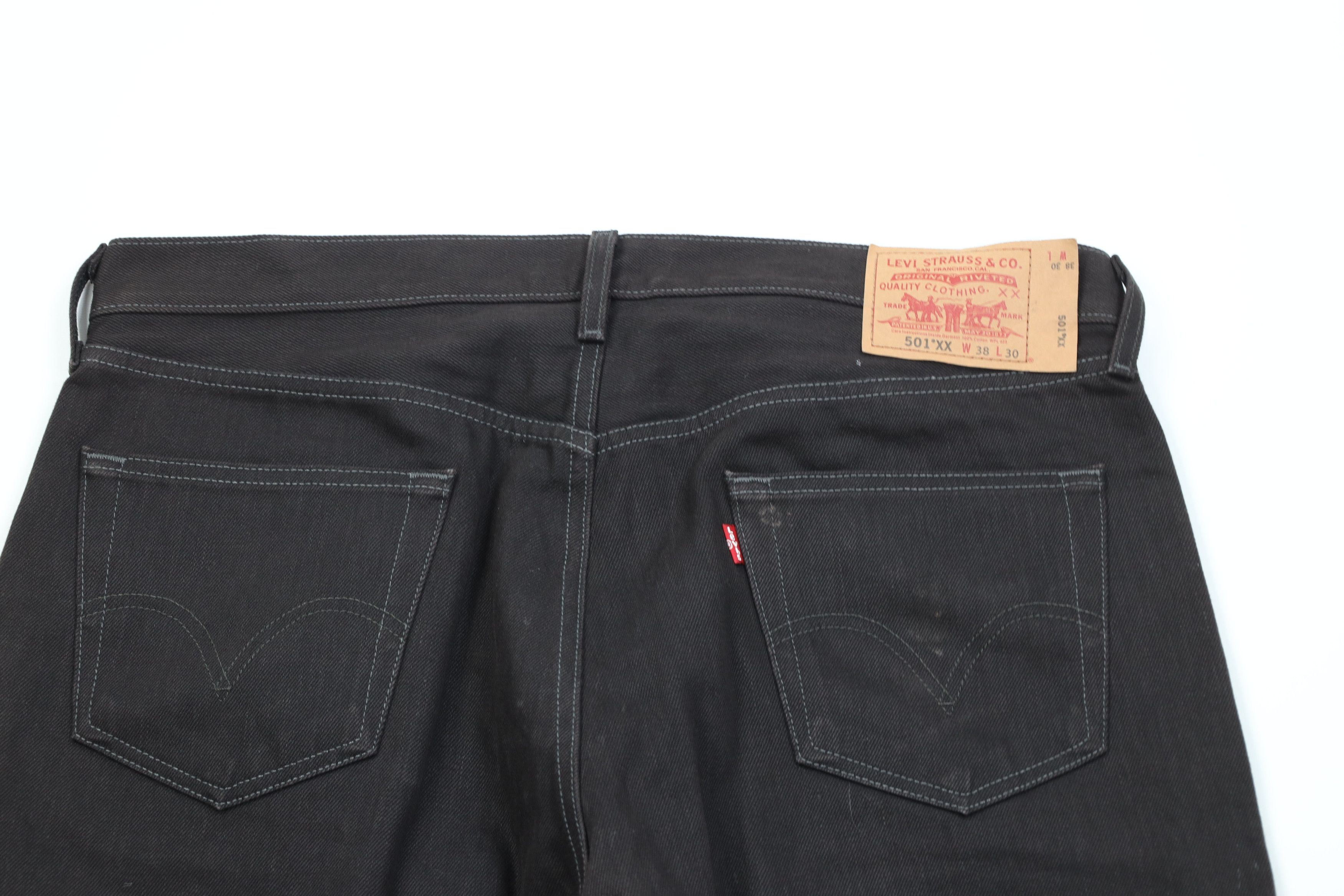 Levi's Vintage Y2K Levis 501xx Fly Original Straight Leg Jeans Size US 38 / EU 54 - 11 Thumbnail