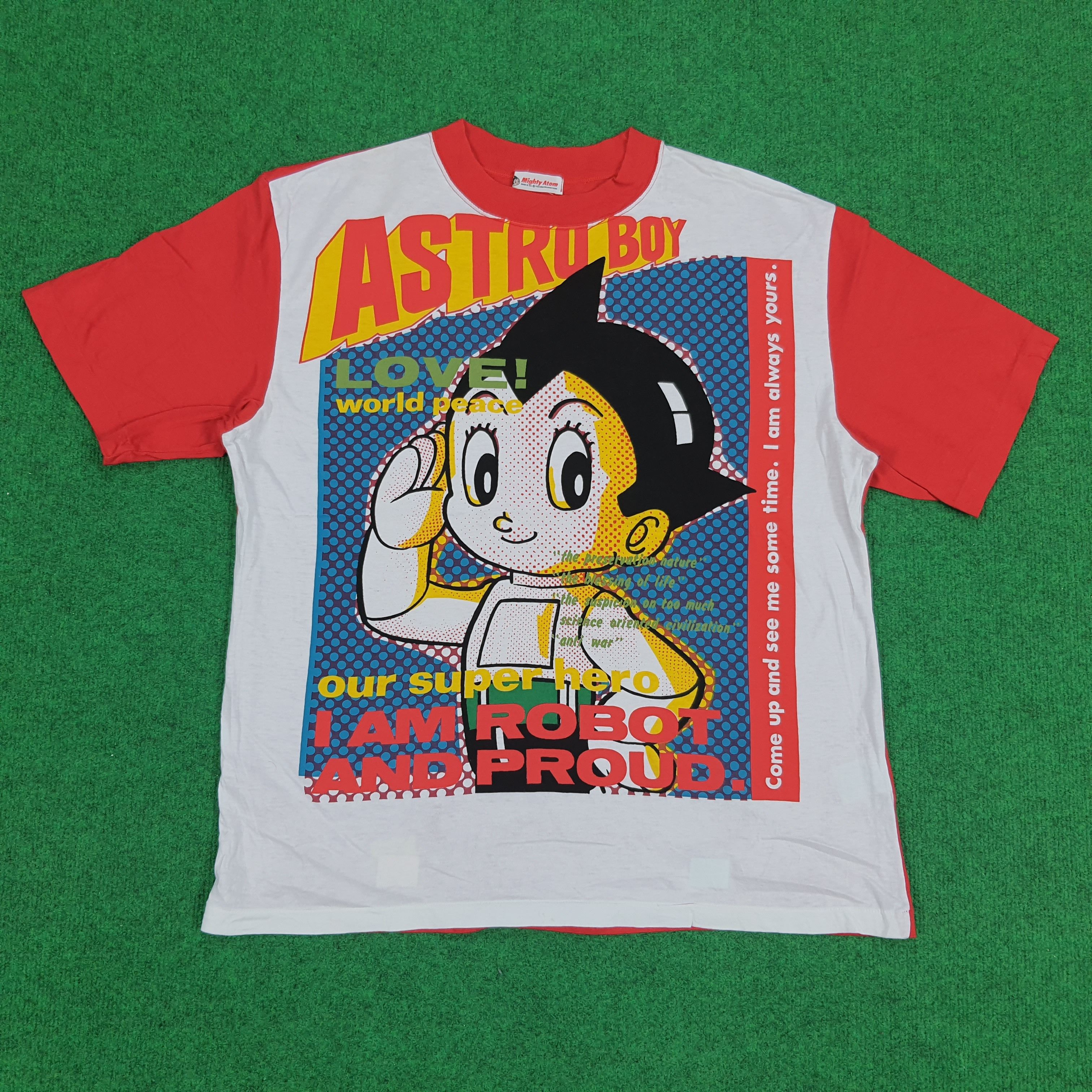 Japanese Brand × Vintage Vintage Mighty Atom Astro Boy Japan Robot Anime Tshirt Size US L / EU 52-54 / 3 - 1 Thumbnail