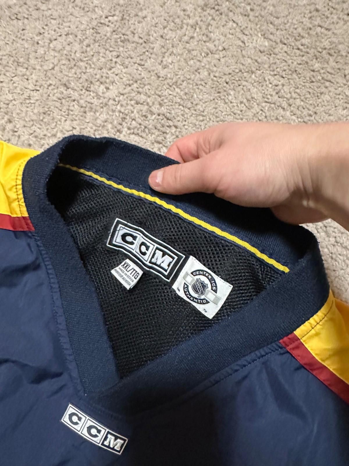 Ccm VTG CCM NHL ATLANTA THRASHERS MEN'S PULLOVER WINDBREAKER XXL Size ONE SIZE - 6 Thumbnail
