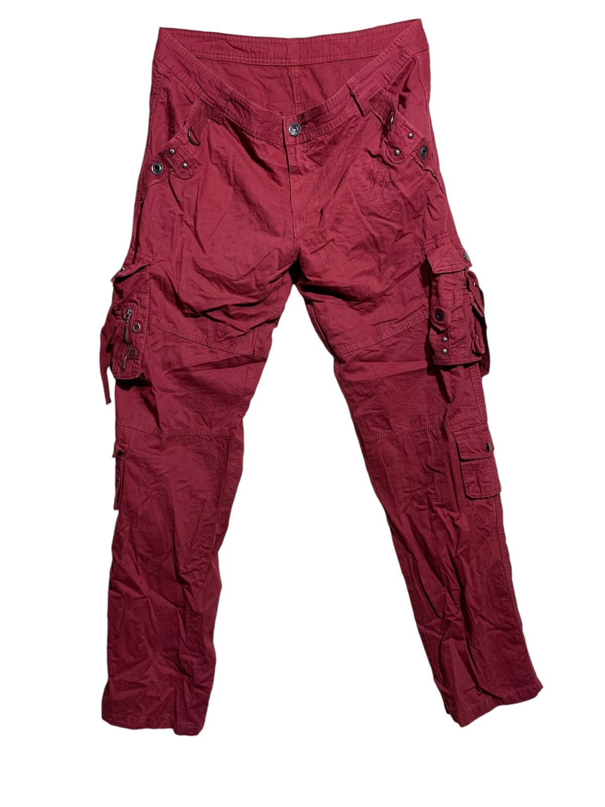 If Six Was Nine × Japanese Brand × Seditionaries 🔥RED TACTICAL SIX POCKETS PANTS W38 Size US 38 / EU 54 - 1 Thumbnail