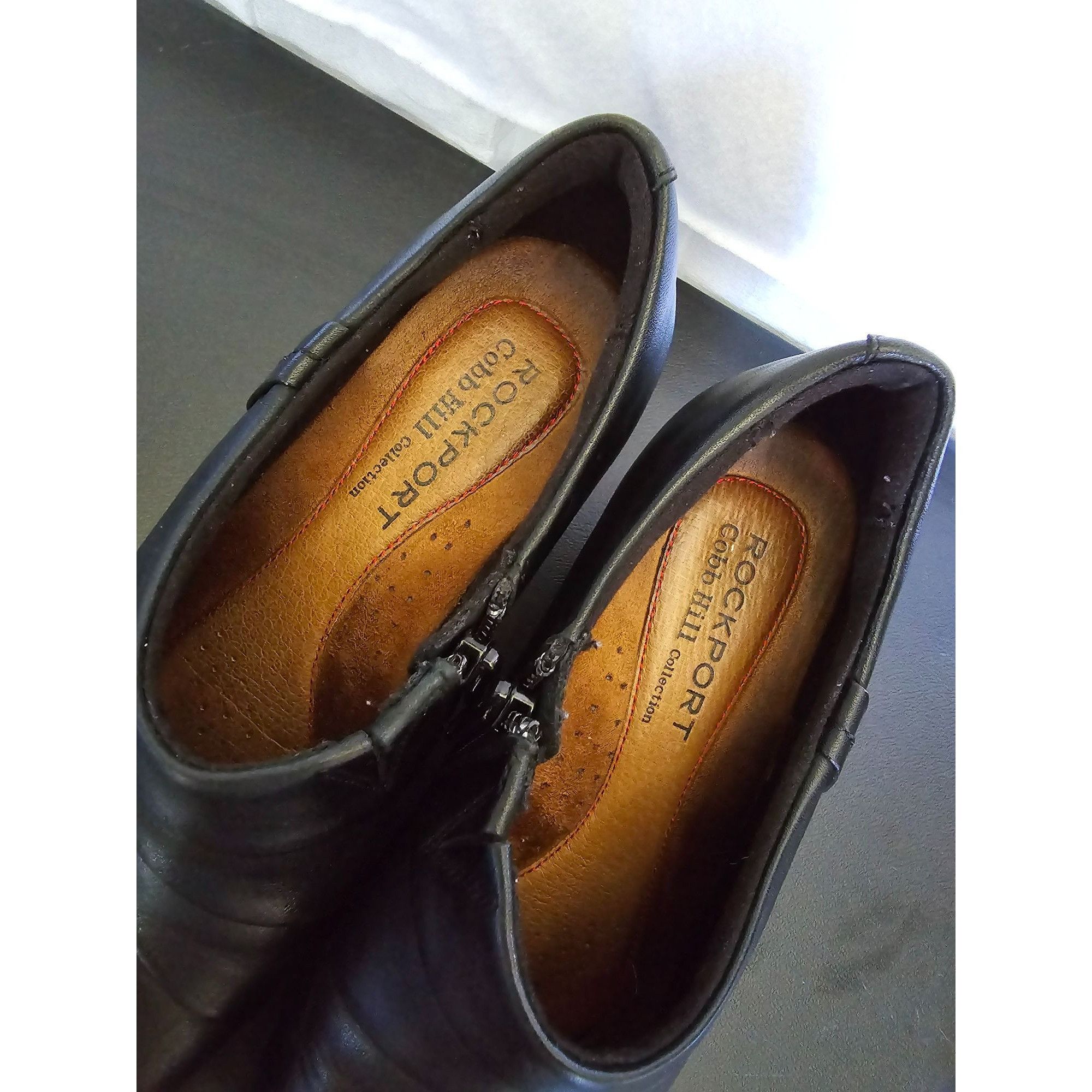 Rockport Rockport Cobb Hill Collection Womens Black Leather Heeled An Size US 6 / IT 36 - 3 Thumbnail