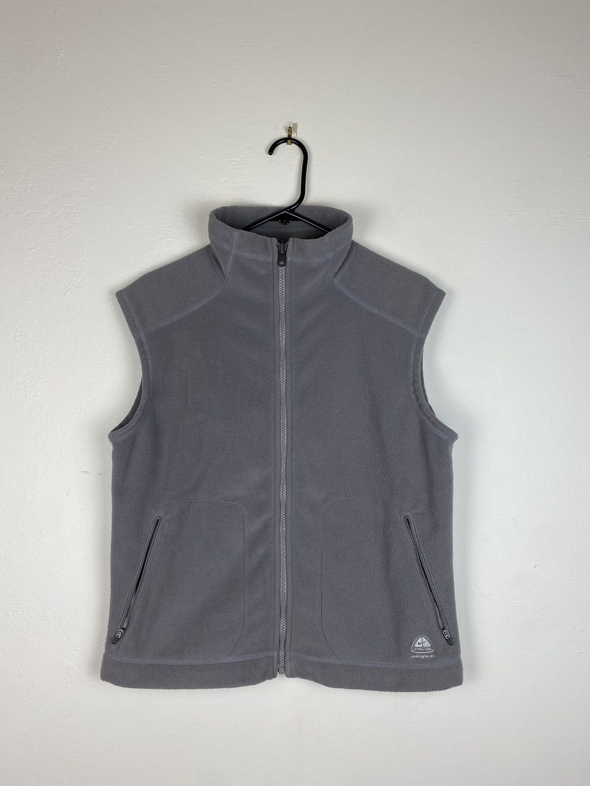 Nike × Nike ACG × Vintage Vintage NIKE ACG 2 Fleece Vest Thermal Layer Grey 90’s Size US L / EU 52-54 / 3 - 1 Thumbnail