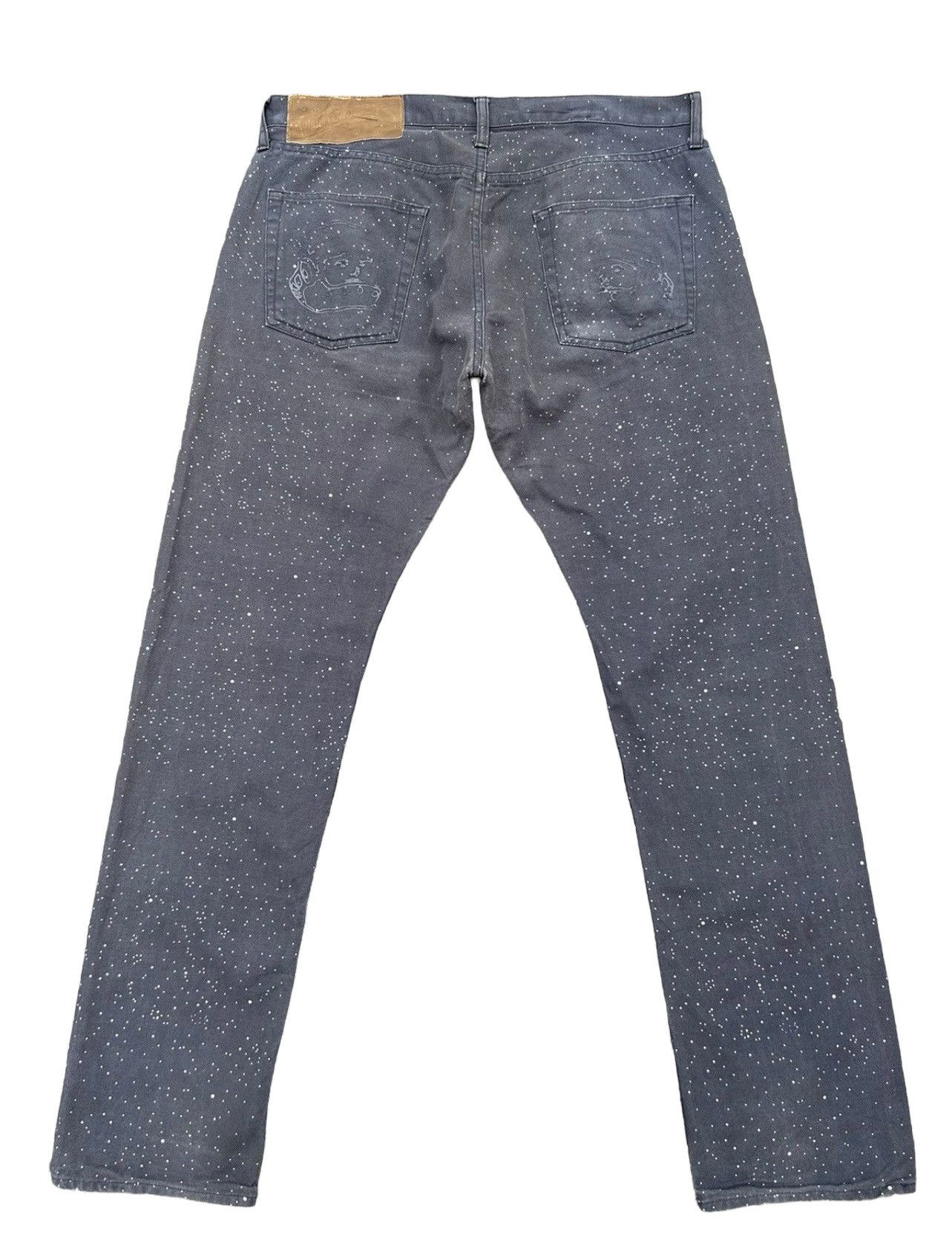 Billionaire Boys Club Vintage BBC Sun Faded Grey Snowy Jeans Size US 34 / EU 50 - 2 Thumbnail