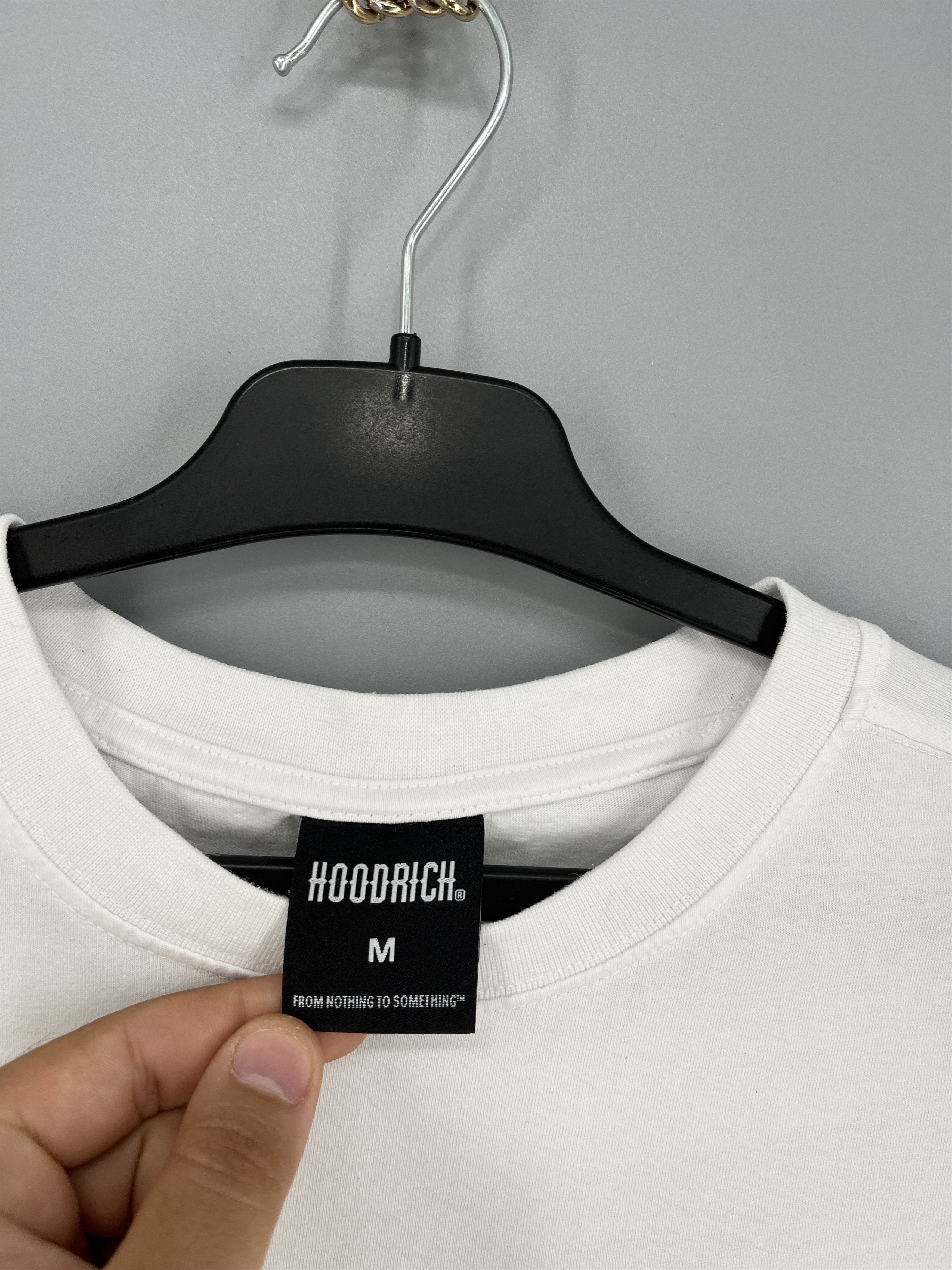 Vintage Hype Hoodrich Big Logo Drill Y2K Streetwear White Tee Size US M / EU 48-50 / 2 - 10 Thumbnail