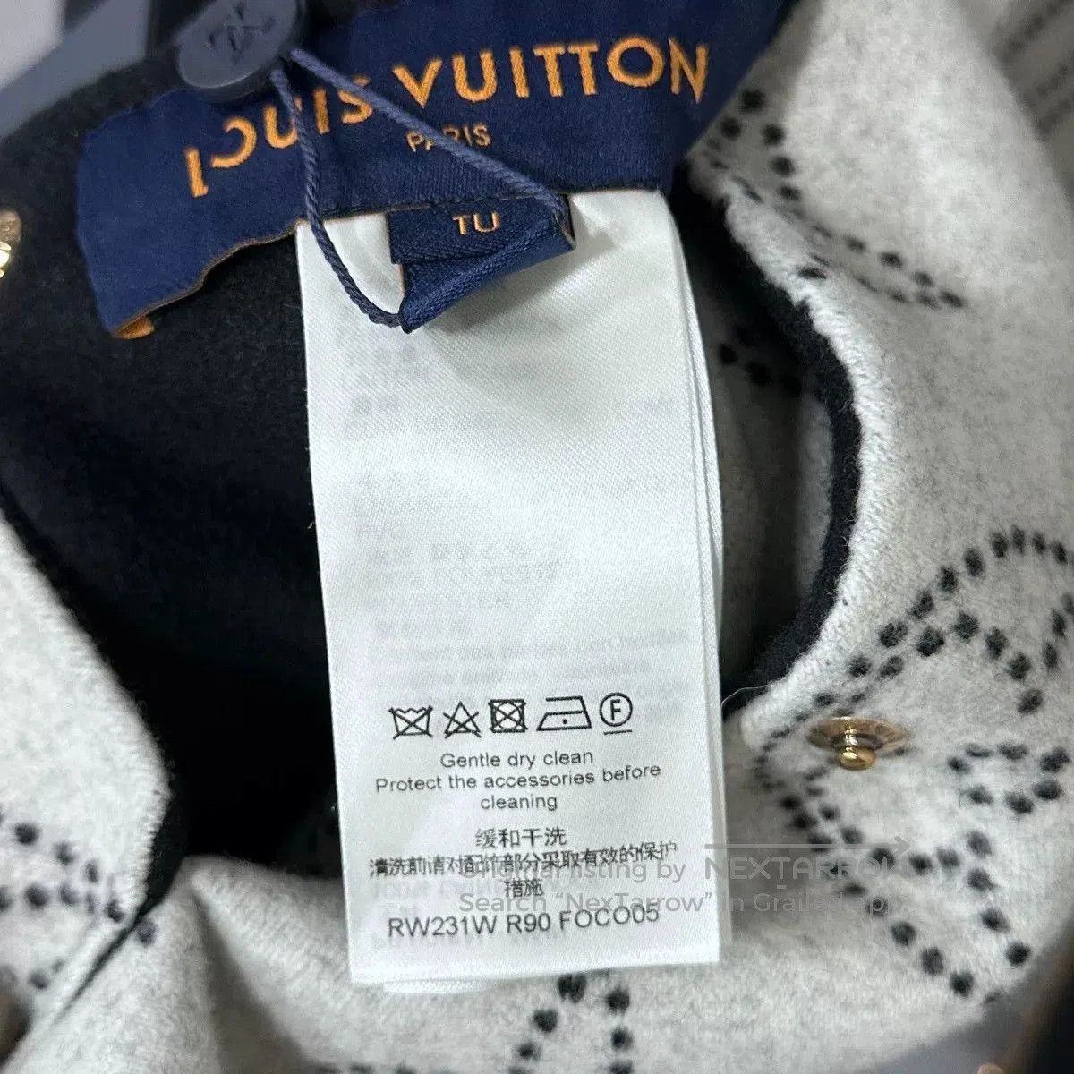 Louis Vuitton louis vuitton reversible black and white cape. Size XXS / US 00 / IT 34 - 9 Thumbnail