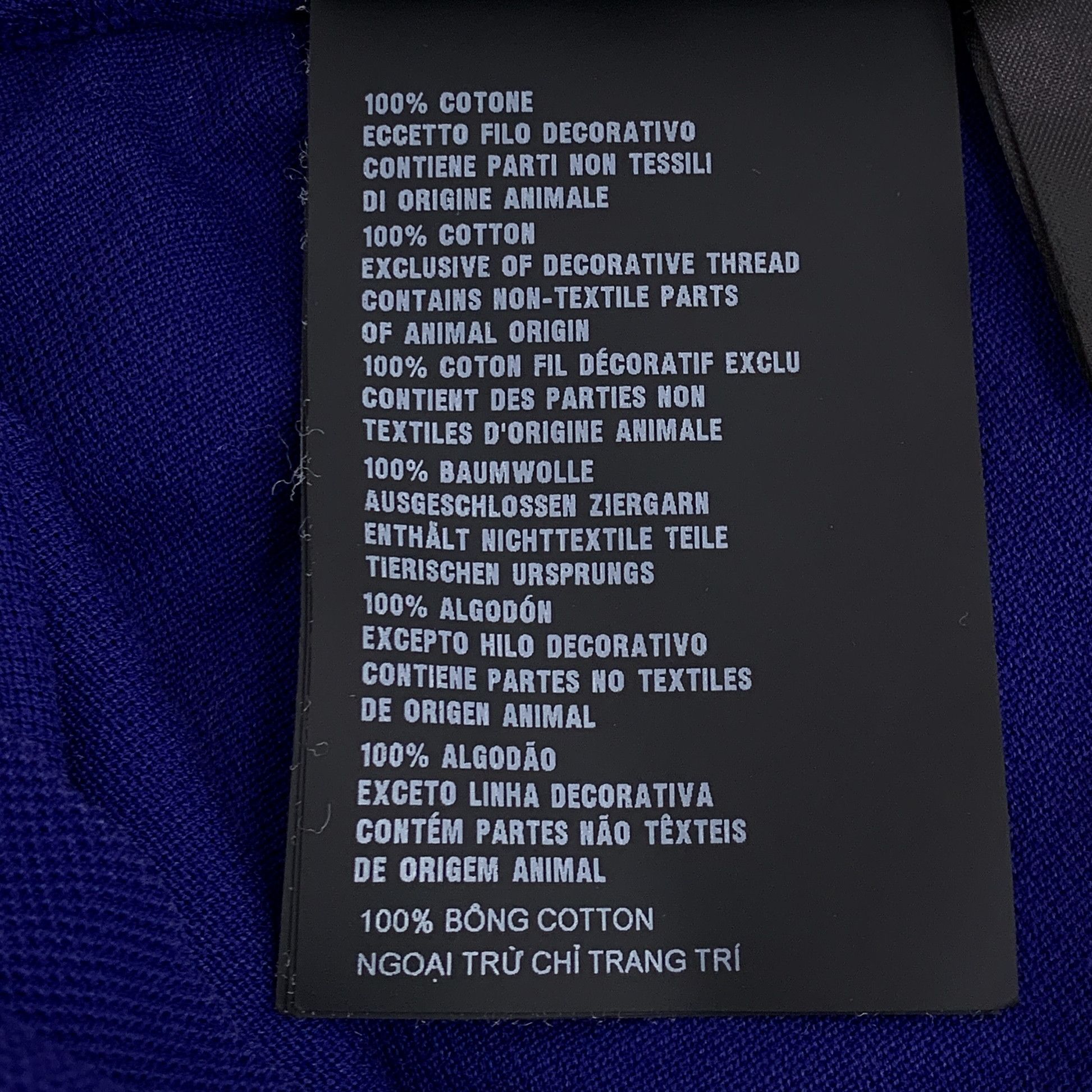 Prada Prada Polo – Navy Logo Print Cotton (Size M) Size US M / EU 48-50 / 2 - 3 Thumbnail