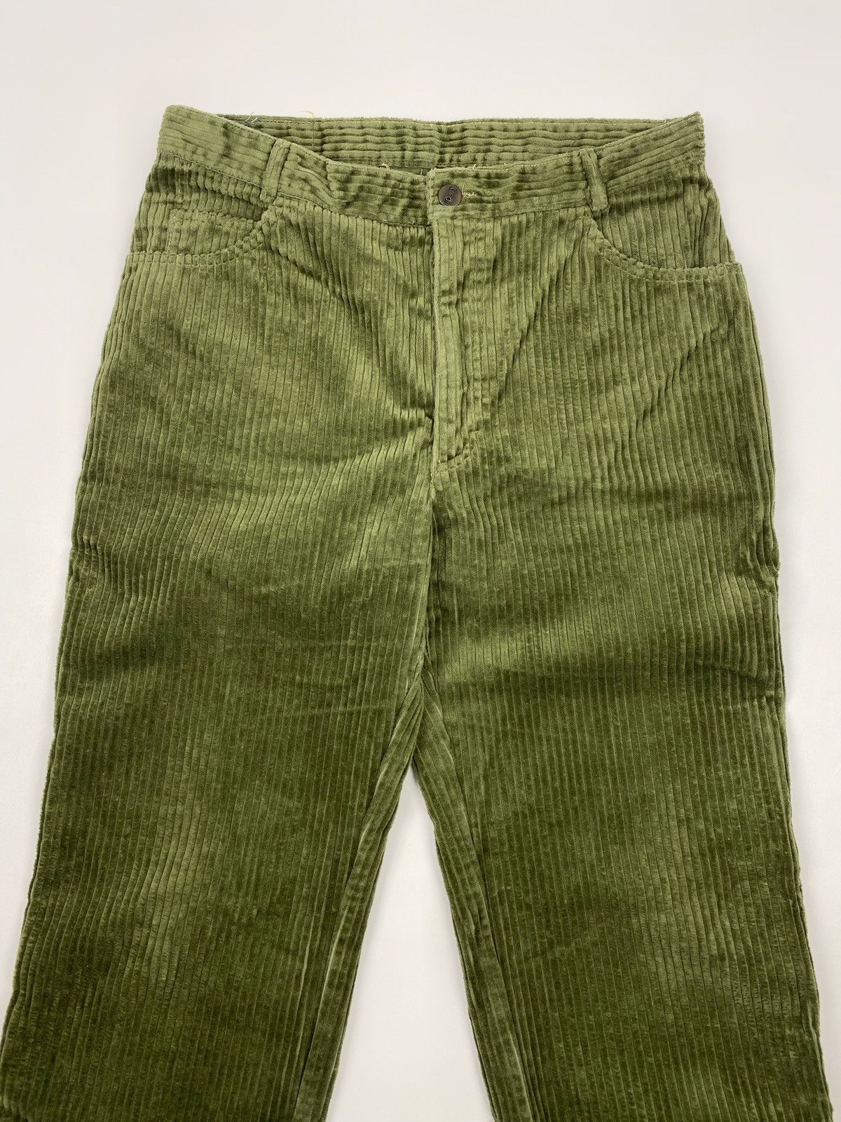 Vintage 1970’s Vintage UFO Green Jumbo Corduroy Pants Size US 33 - 4 Thumbnail