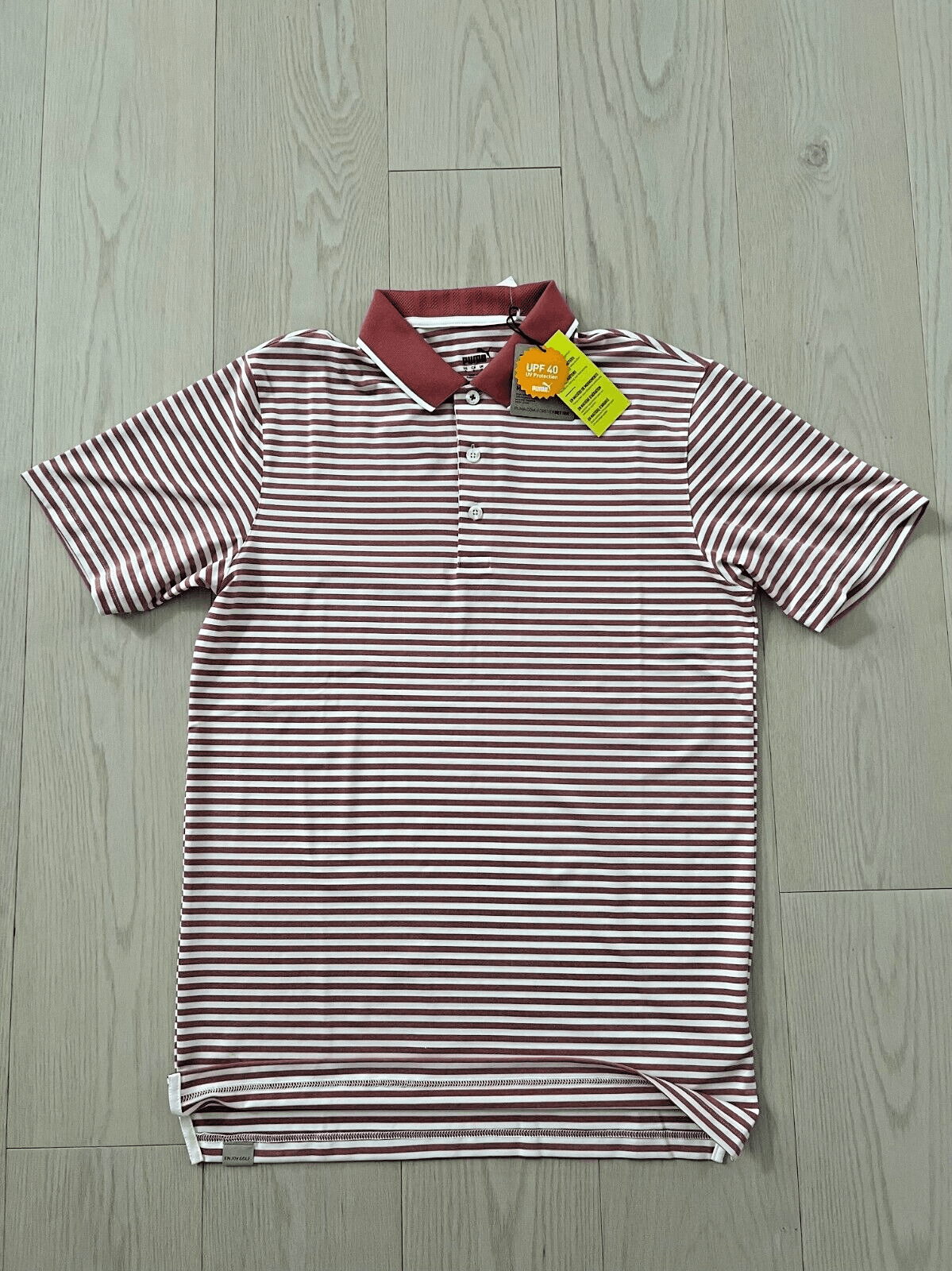 Puma Puma 537447 Mattr Feeder Polo Shirt Heartfelt Stripe S Size US S / EU 44-46 / 1 - 2 Thumbnail
