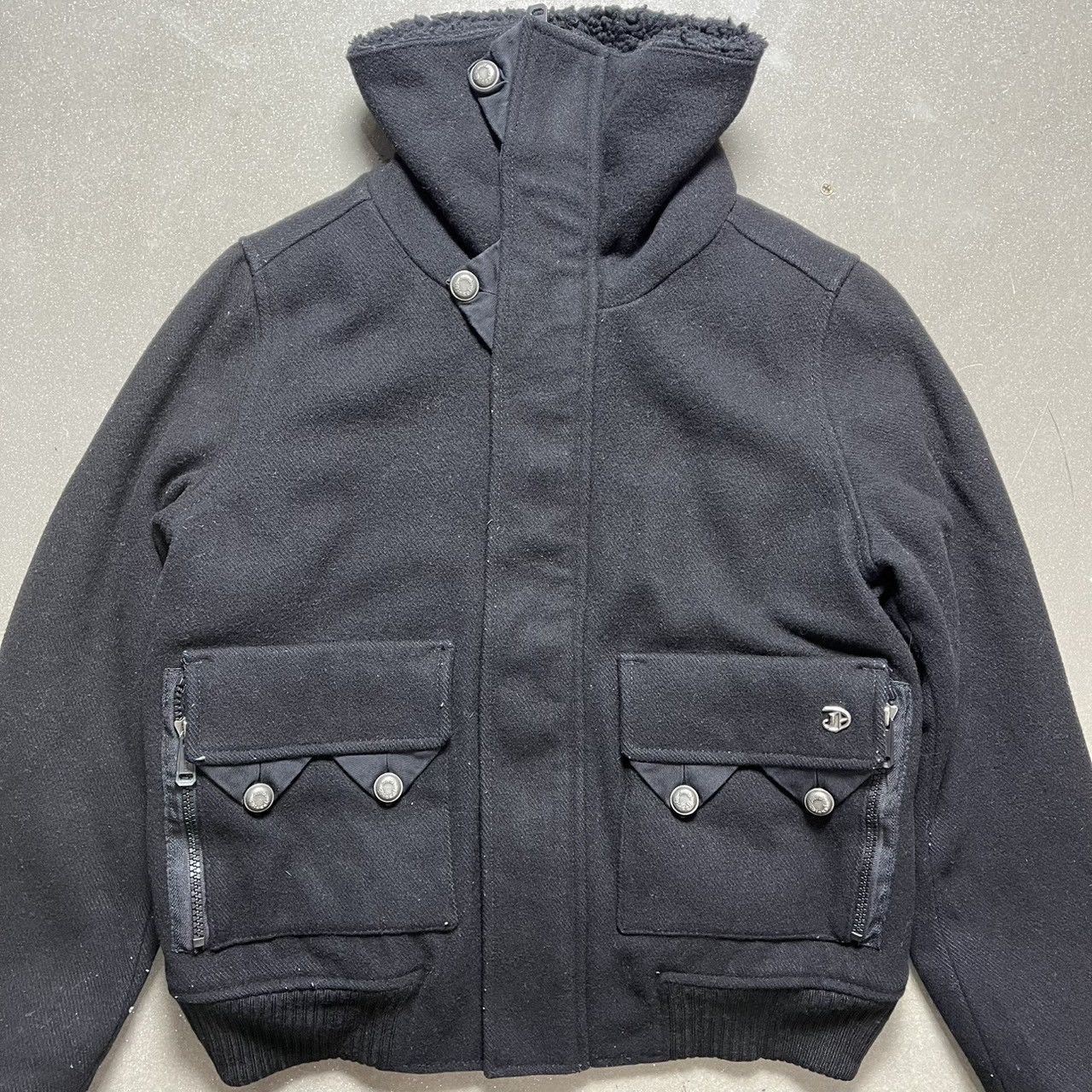 Diesel Diesel Cropped Boa Jacket Size XS / US 0-2 / IT 36-38 - 3 Thumbnail