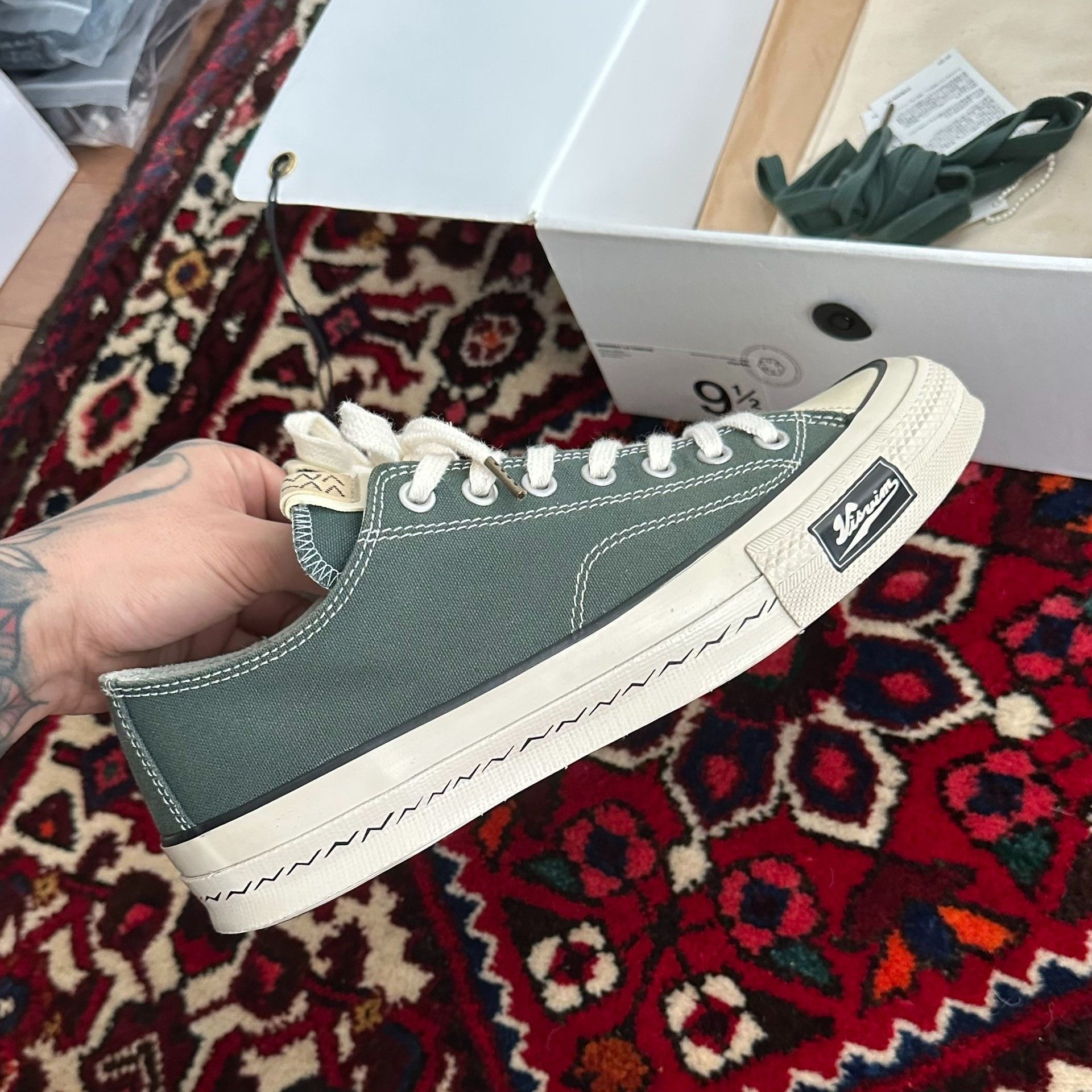 Visvim Visvim 23AW Skagway Low Canvas Shoes Size US 9.5 / EU 42-43 - 3 Thumbnail